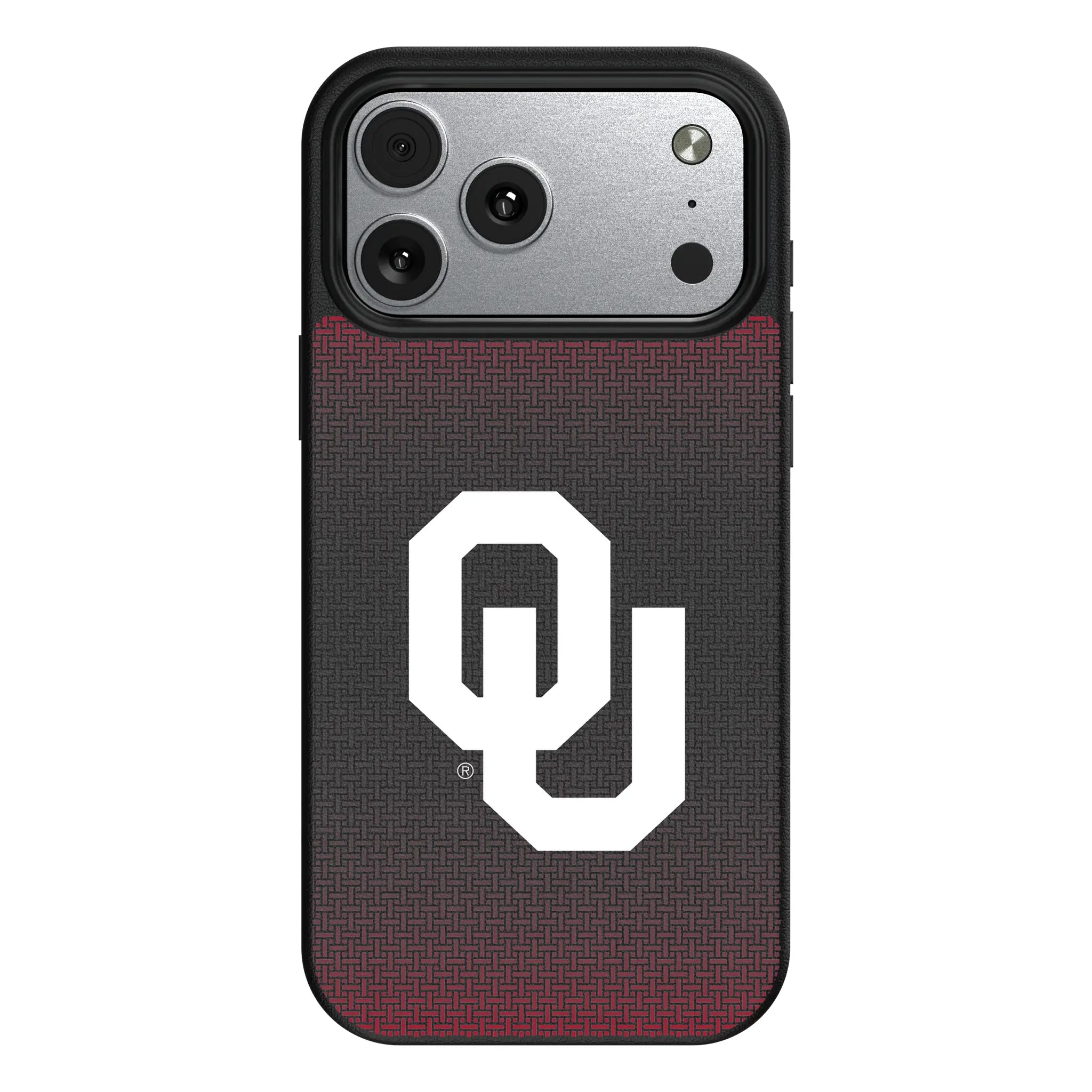 University of Oklahoma Sooners Linen iPhone MagSafe Compatible Phone Case for Apple iPhone#Device_iPhone 17 Pro Max