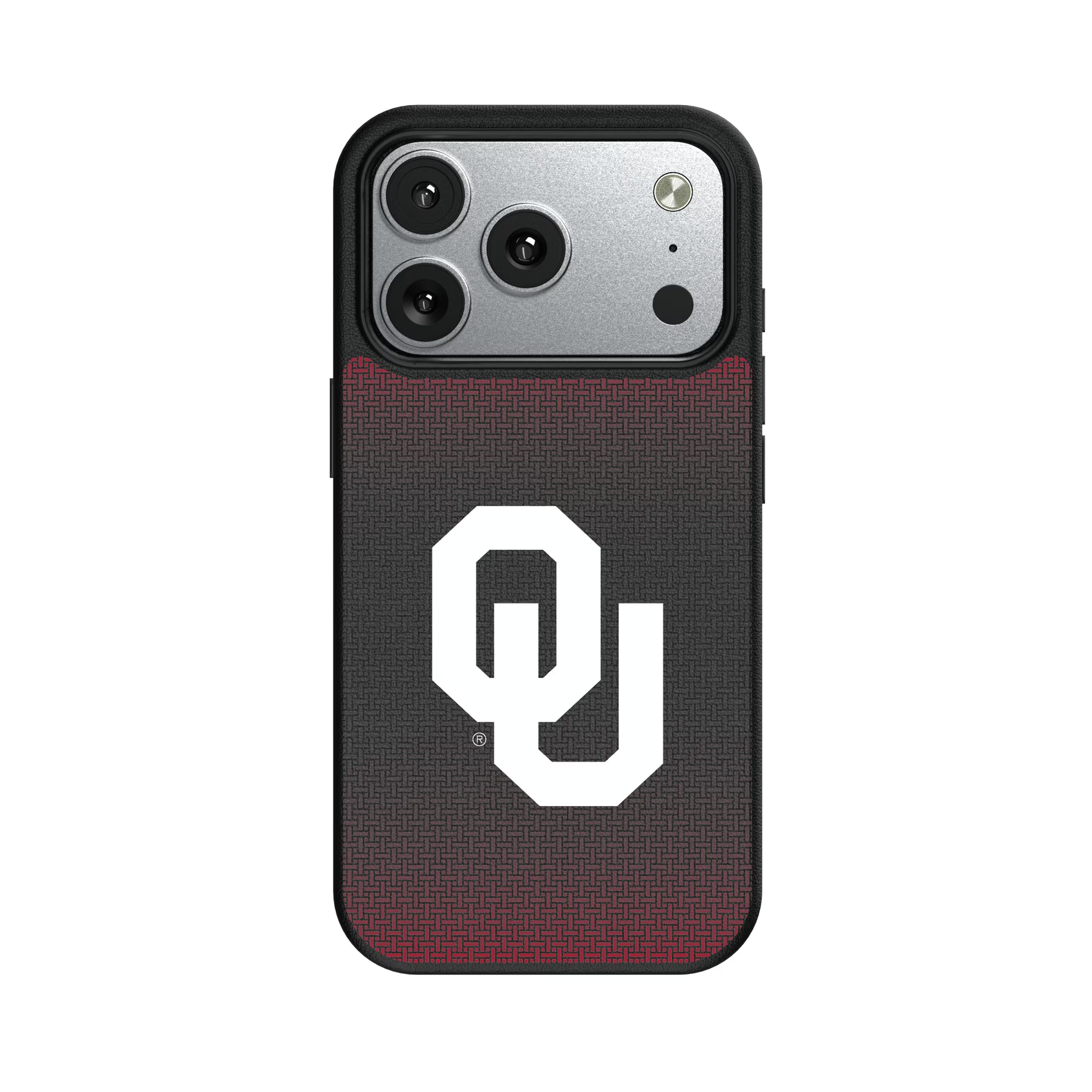 University of Oklahoma Sooners Linen iPhone MagSafe Compatible Phone Case for Apple iPhone#Device_iPhone 17 Pro