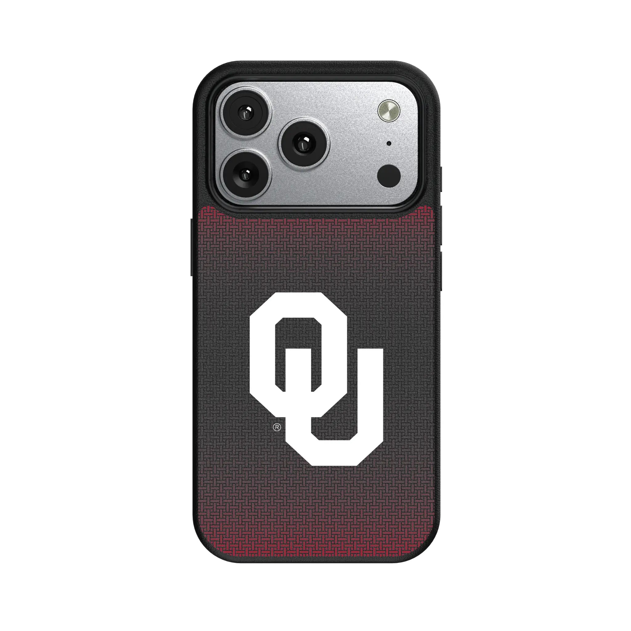 University of Oklahoma Sooners Linen iPhone MagSafe Compatible Phone Case for Apple iPhone#Device_iPhone 17 Pro