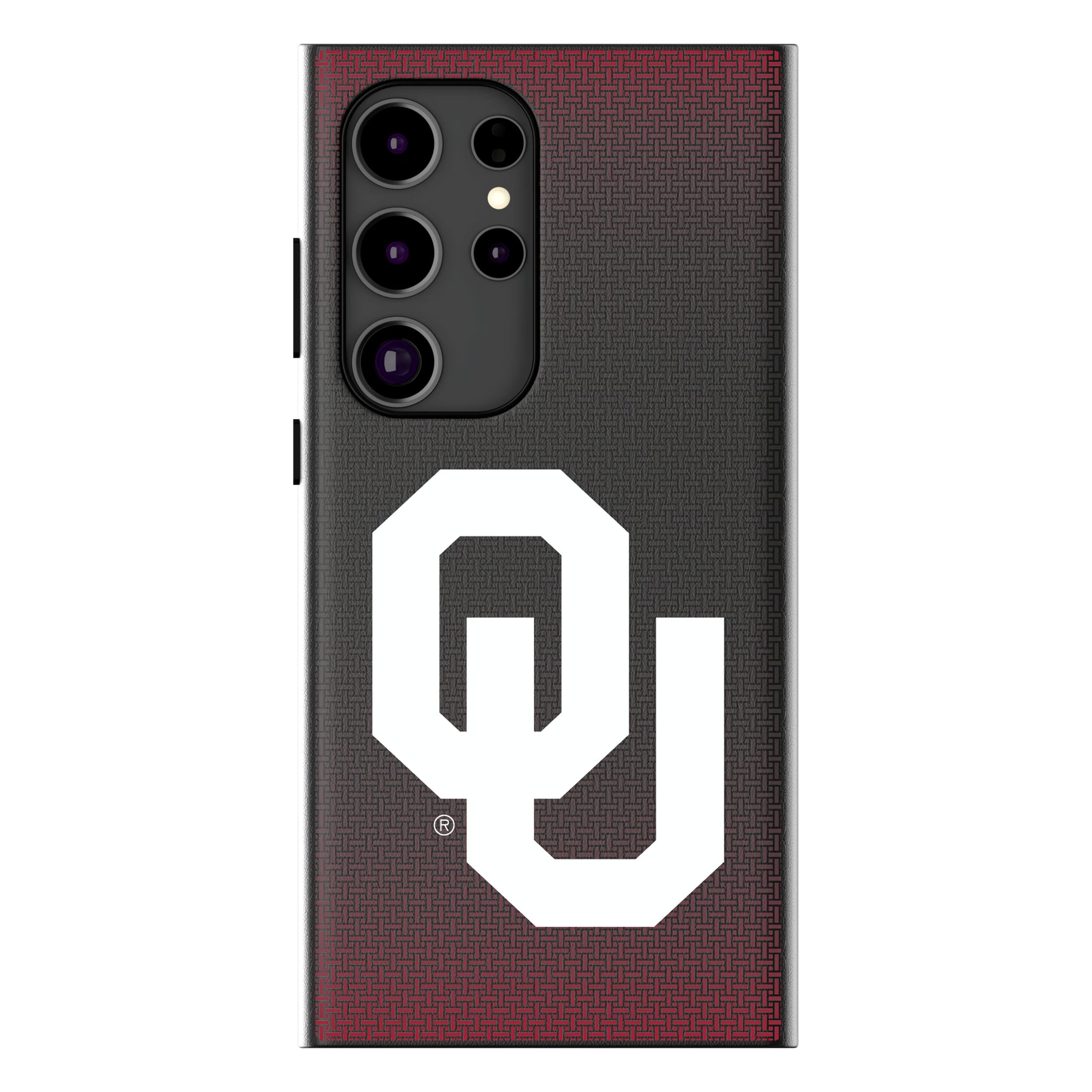 University of Oklahoma Sooners Linen Galaxy MagSafe Compatible Phone Case for Samsung Galaxy