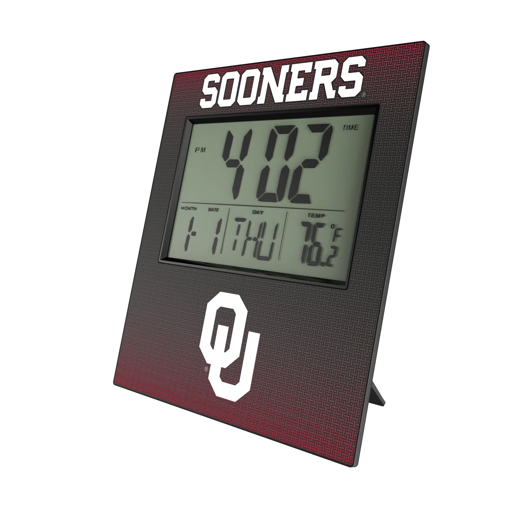 University of Oklahoma Sooners Linen Wall Clock