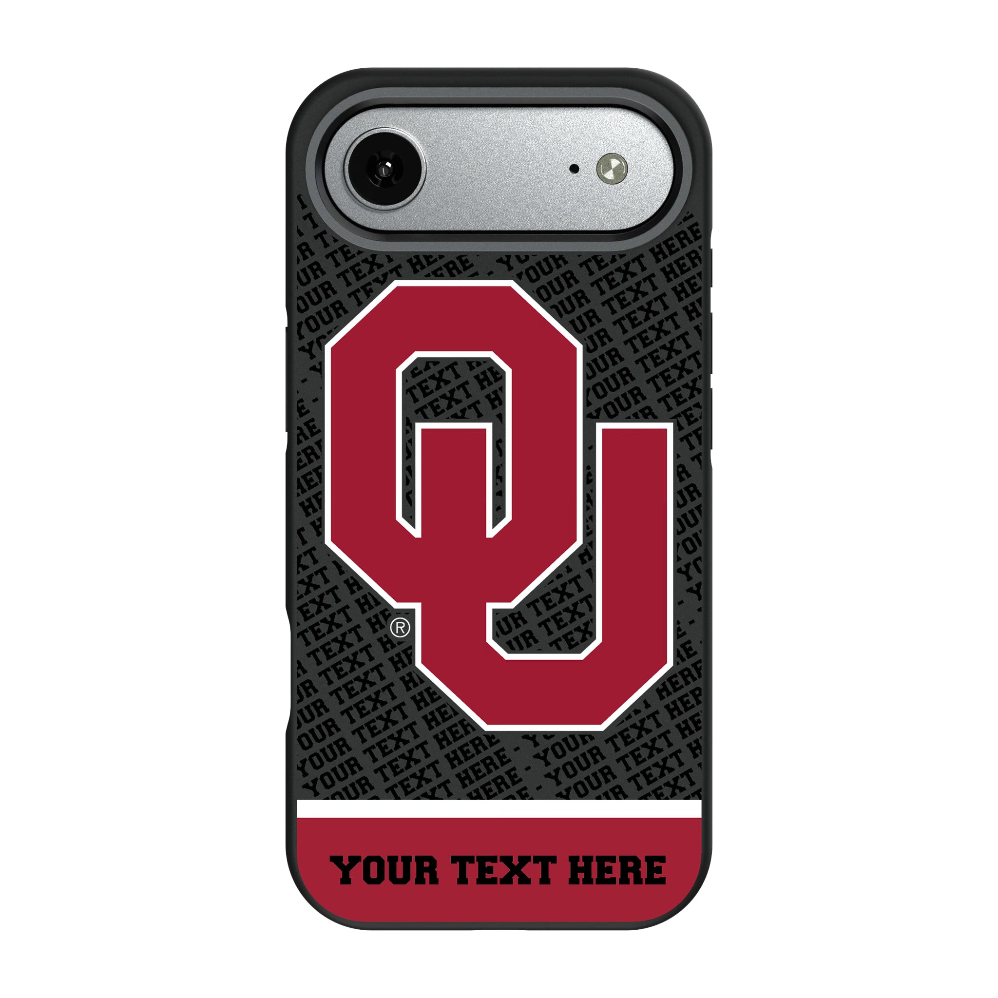 University of Oklahoma Sooners Personalized EndZone Plus iPhone Bump Phone Case for Apple iPhone#Device_iPhone Air