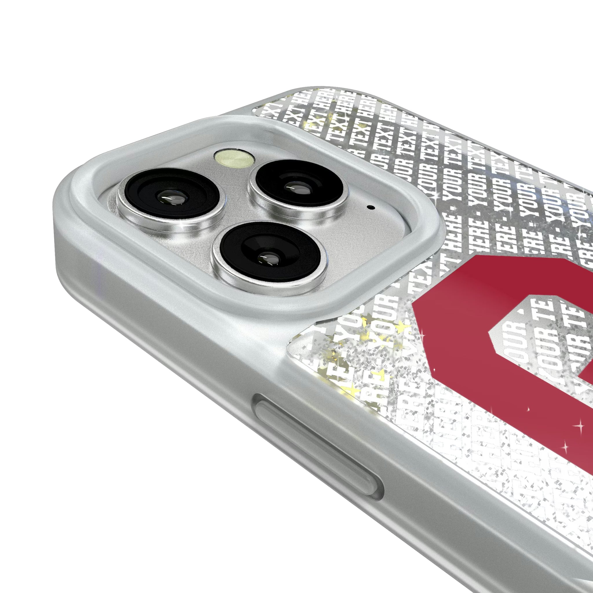 University of Oklahoma Sooners Personalized EndZone Plus iPhone Glitter Phone Case for Apple iPhone - Detail#Device_iPhone 16 Pro
