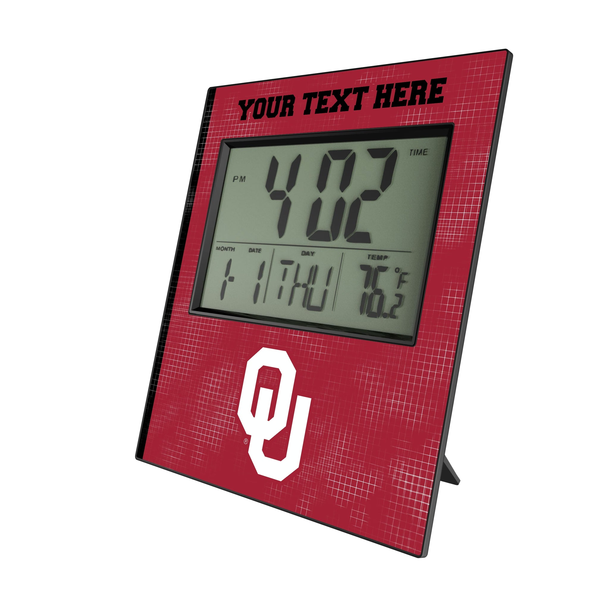 University of Oklahoma Sooners Personalized Hatch Wall Clock