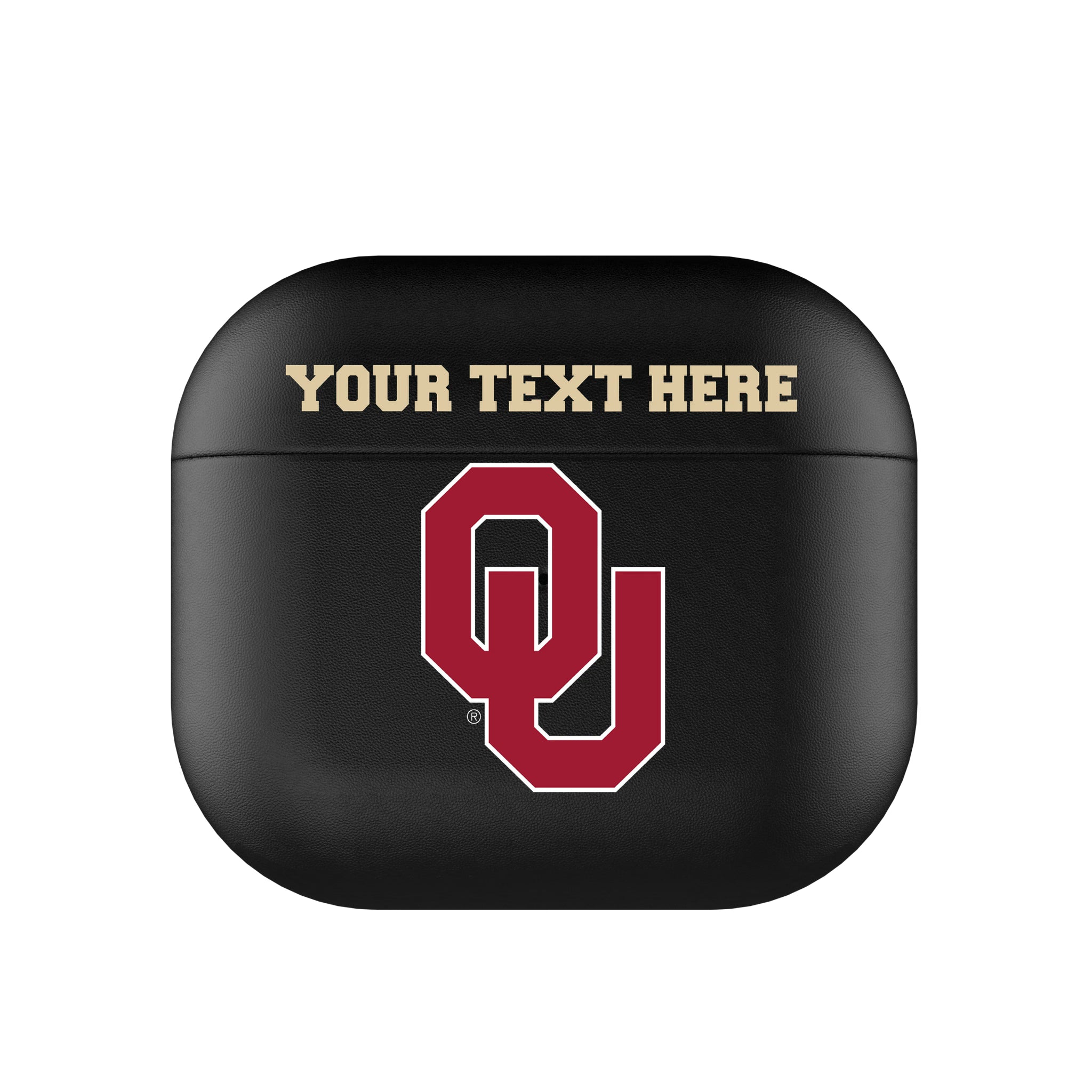 University of Oklahoma Sooners Personalized Insignia AirPods AirPod Case Cover#Device_AirPods 3rd Gen