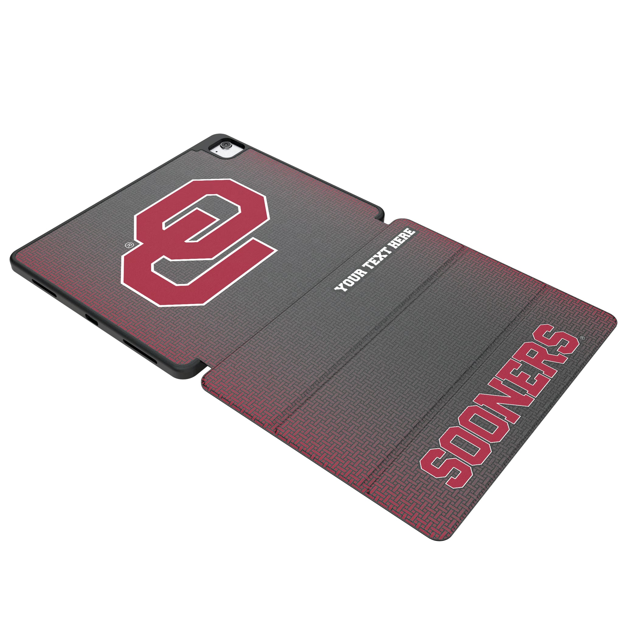 University of Oklahoma Sooners Personalized Linen iPad Tablet Case for Apple iPad