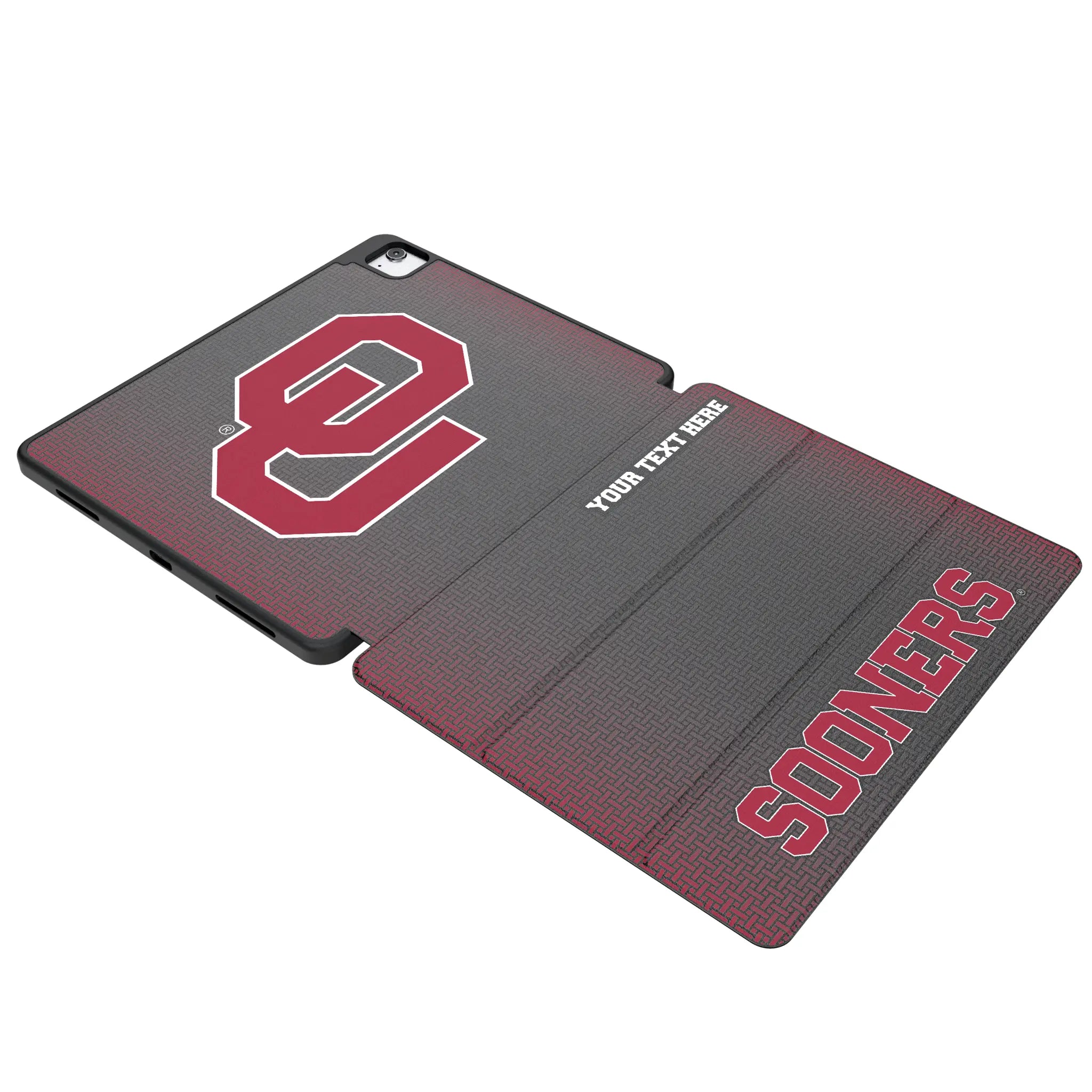 University of Oklahoma Sooners Personalized Linen iPad Tablet Case for Apple iPad