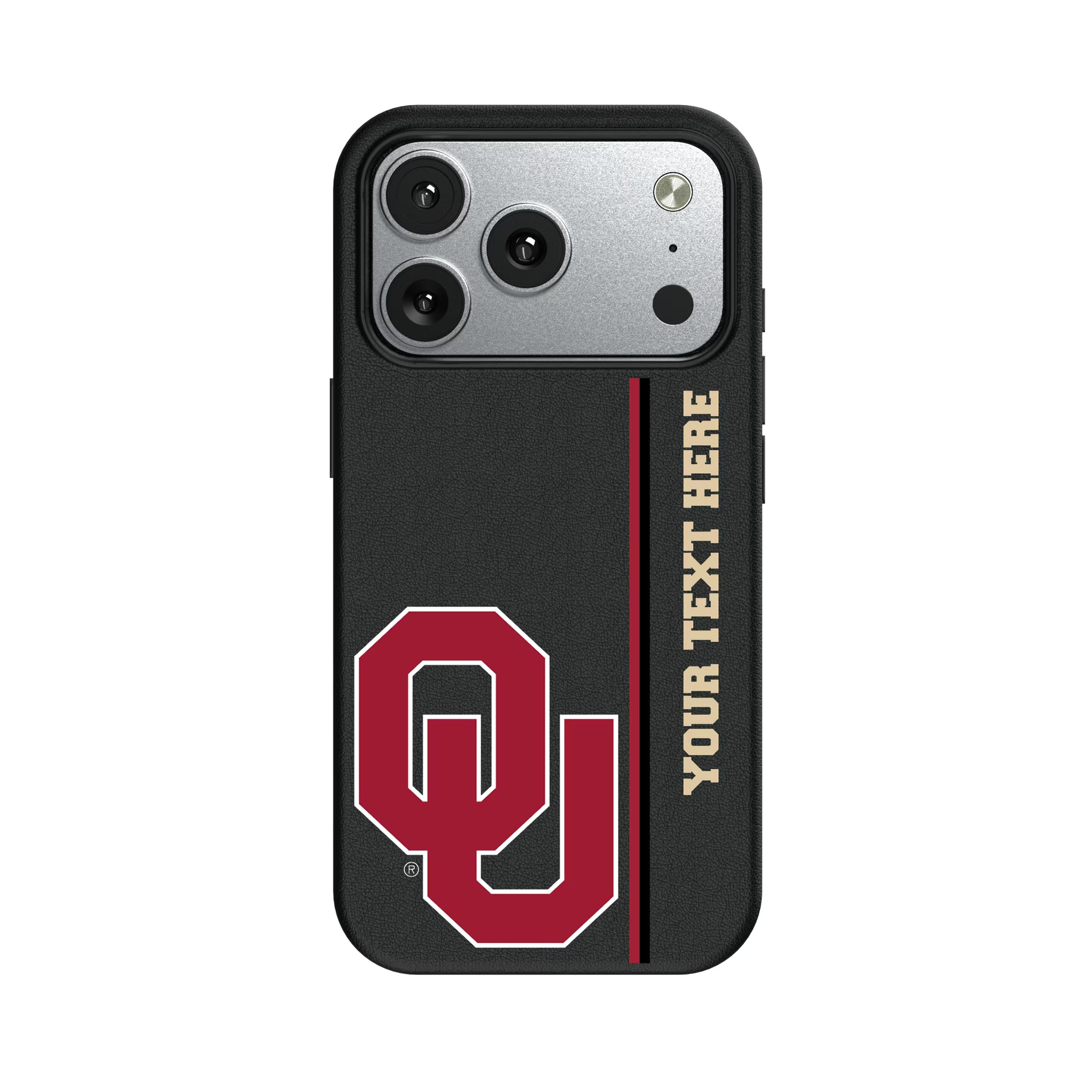 University of Oklahoma Sooners Personalized Sidebard iPhone MagSafe Compatible Phone Case for Apple iPhone#Device_iPhone 17 Pro