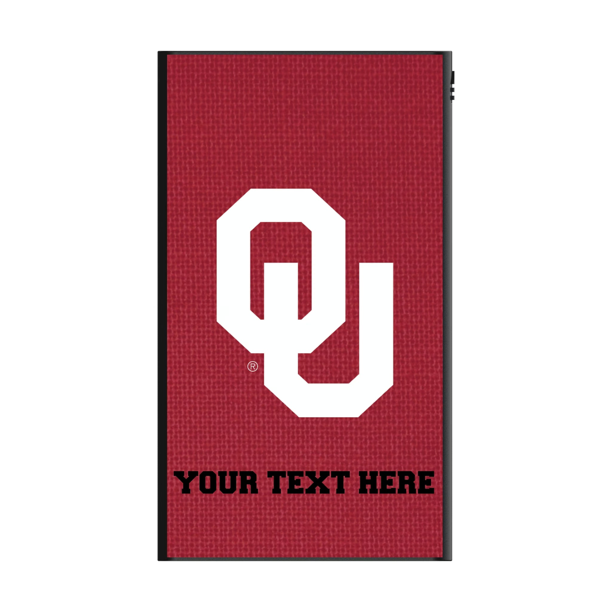 University of Oklahoma Sooners Personalized Solid 5000mAh Flat Powerbank