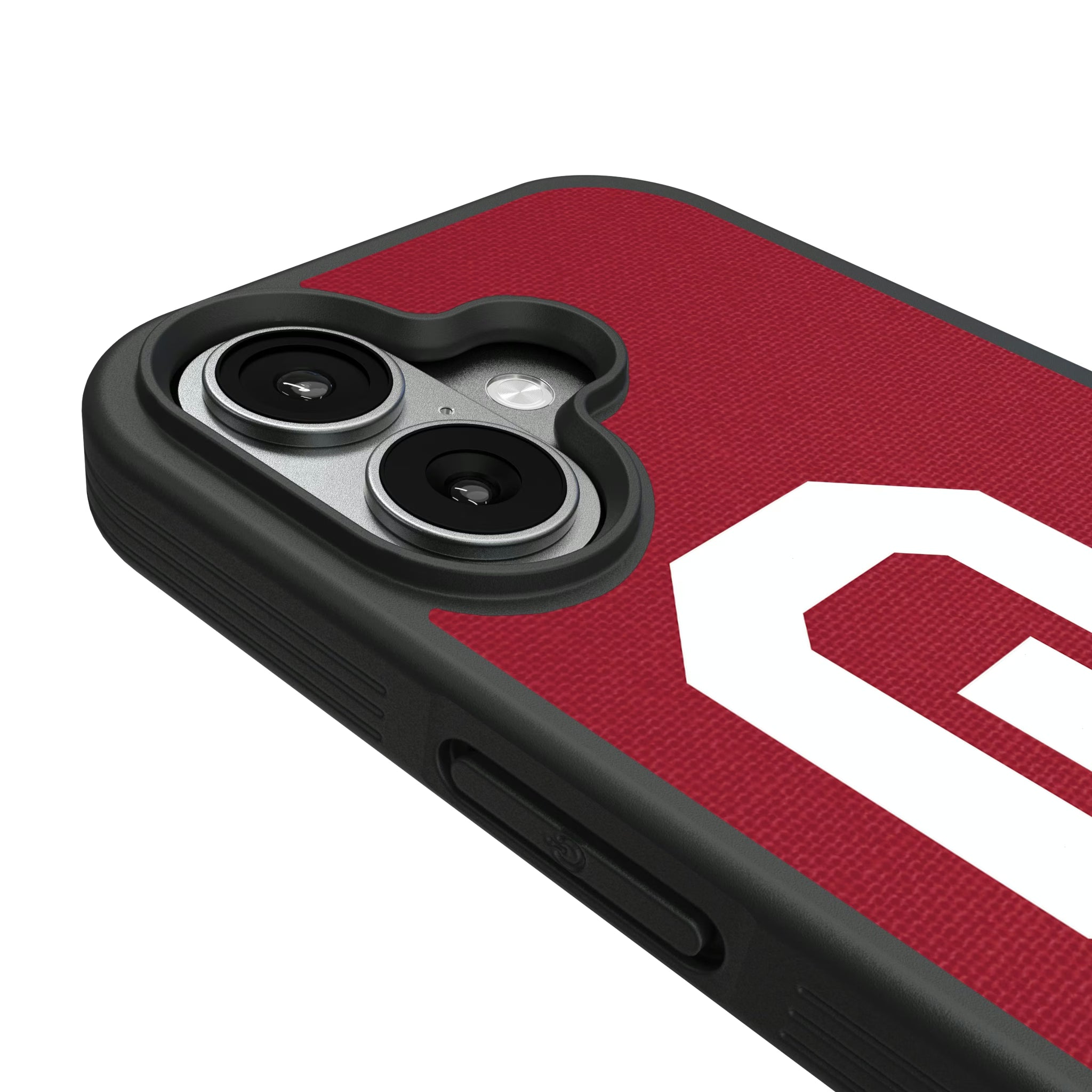University of Oklahoma Sooners Personalized Stripe iPhone Bump Phone Case for Apple iPhone - Detail#Device_iPhone 17