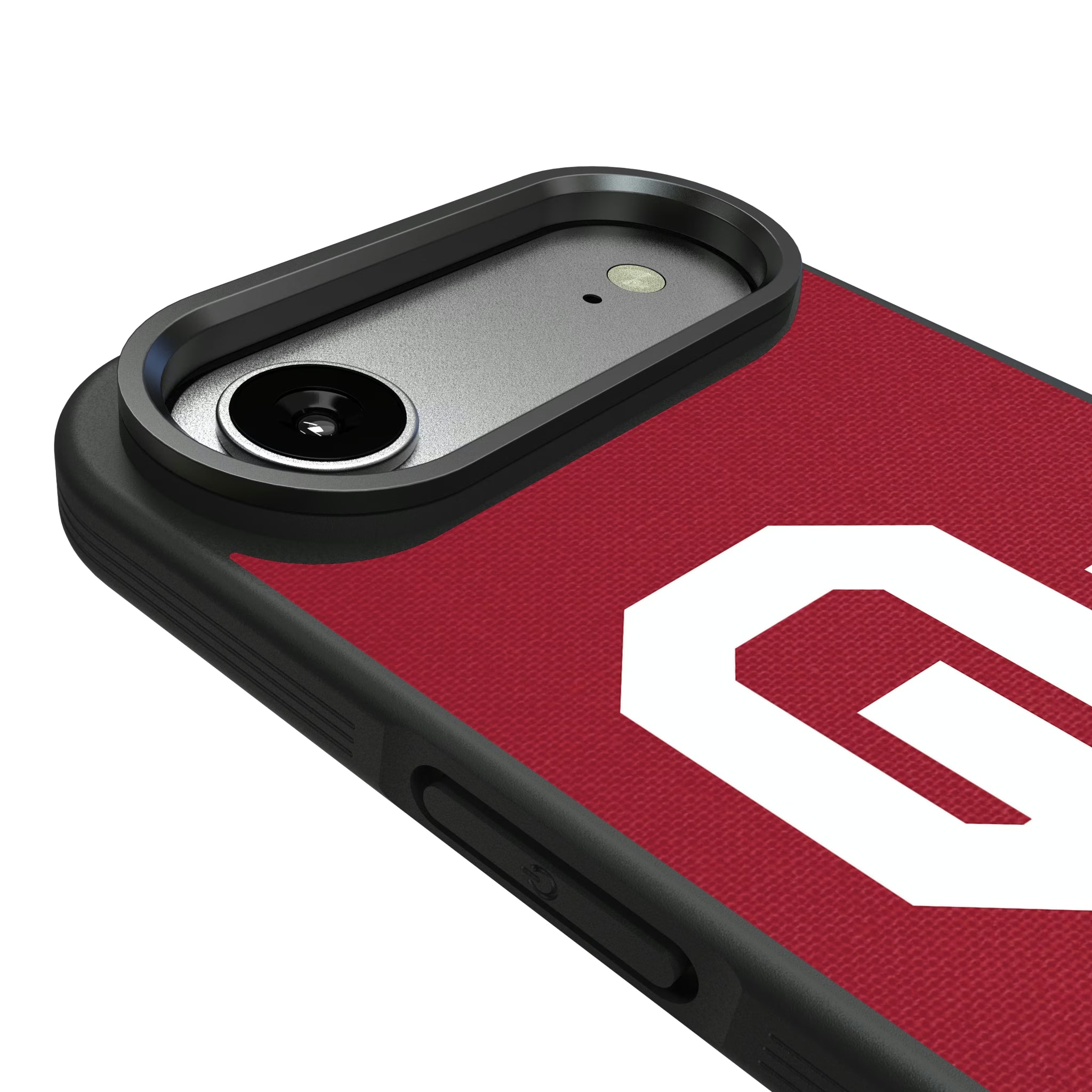 University of Oklahoma Sooners Personalized Stripe iPhone Bump Phone Case for Apple iPhone - Detail#Device_iPhone Air