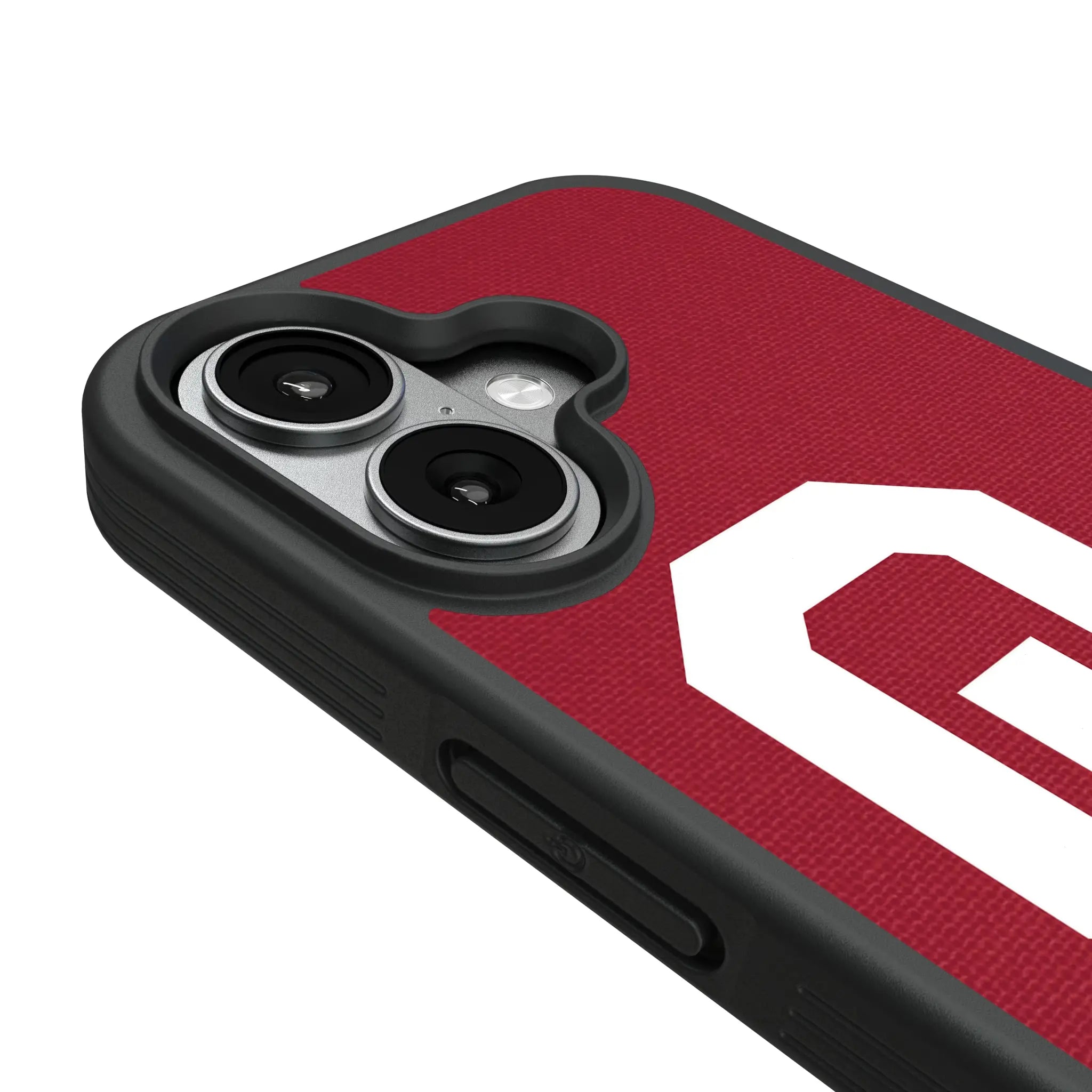 University of Oklahoma Sooners Personalized Stripe iPhone Bump Phone Case for Apple iPhone - Detail#Device_iPhone 17
