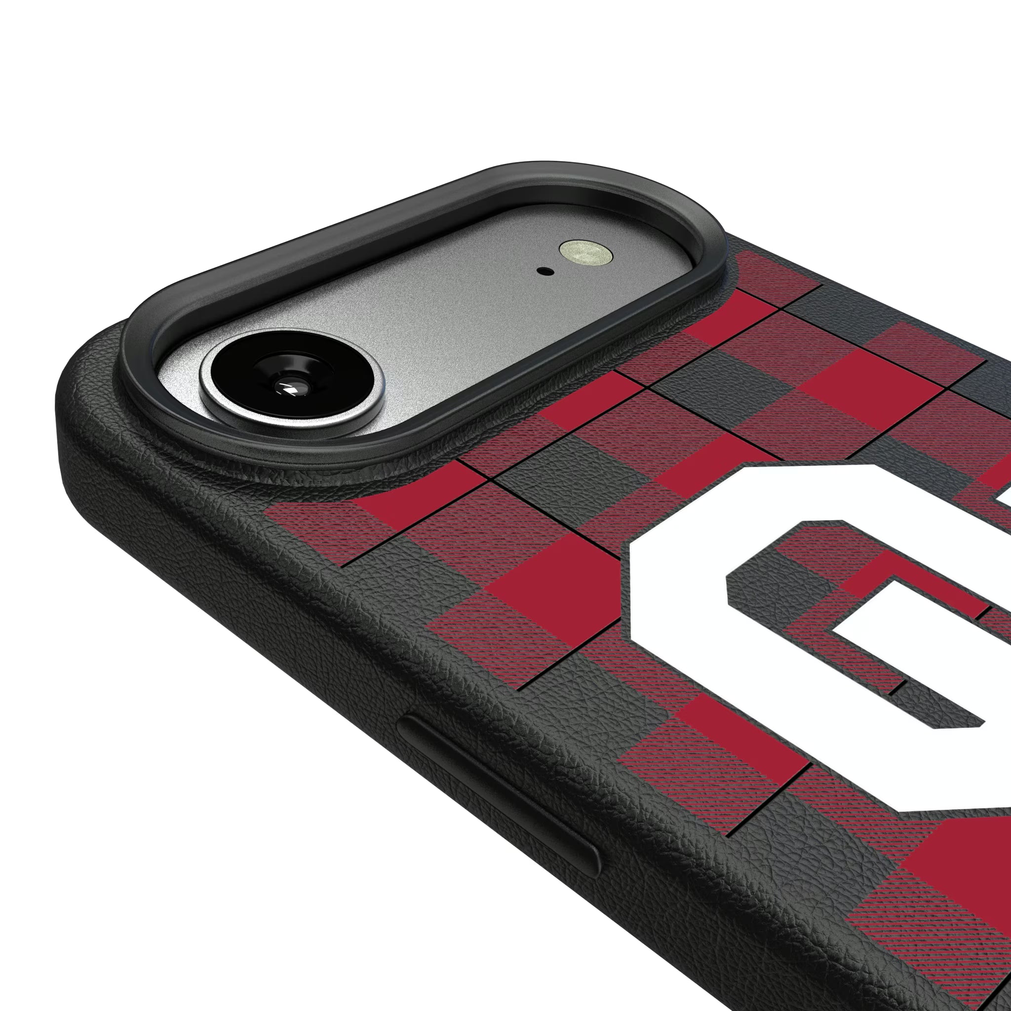 University of Oklahoma Sooners Plaid iPhone MagSafe Compatible Phone Case for Apple iPhone - Detail#Device_iPhone Air