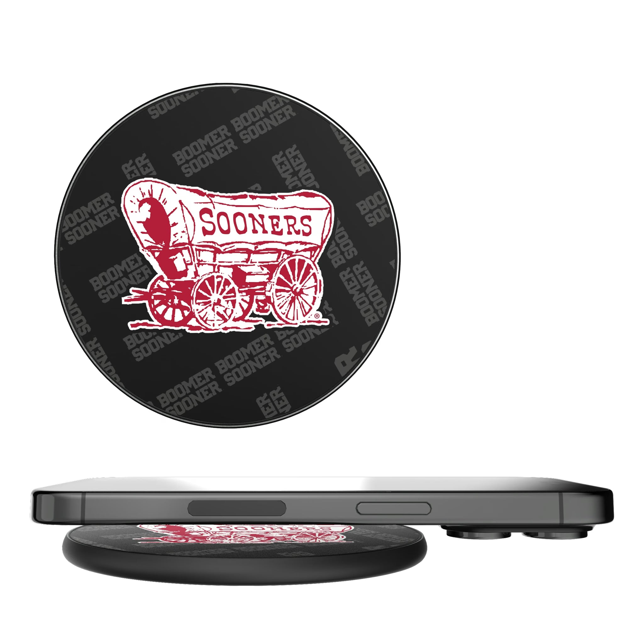 University of Oklahoma Sooners Quadtile 15-Watt Wireless Charger