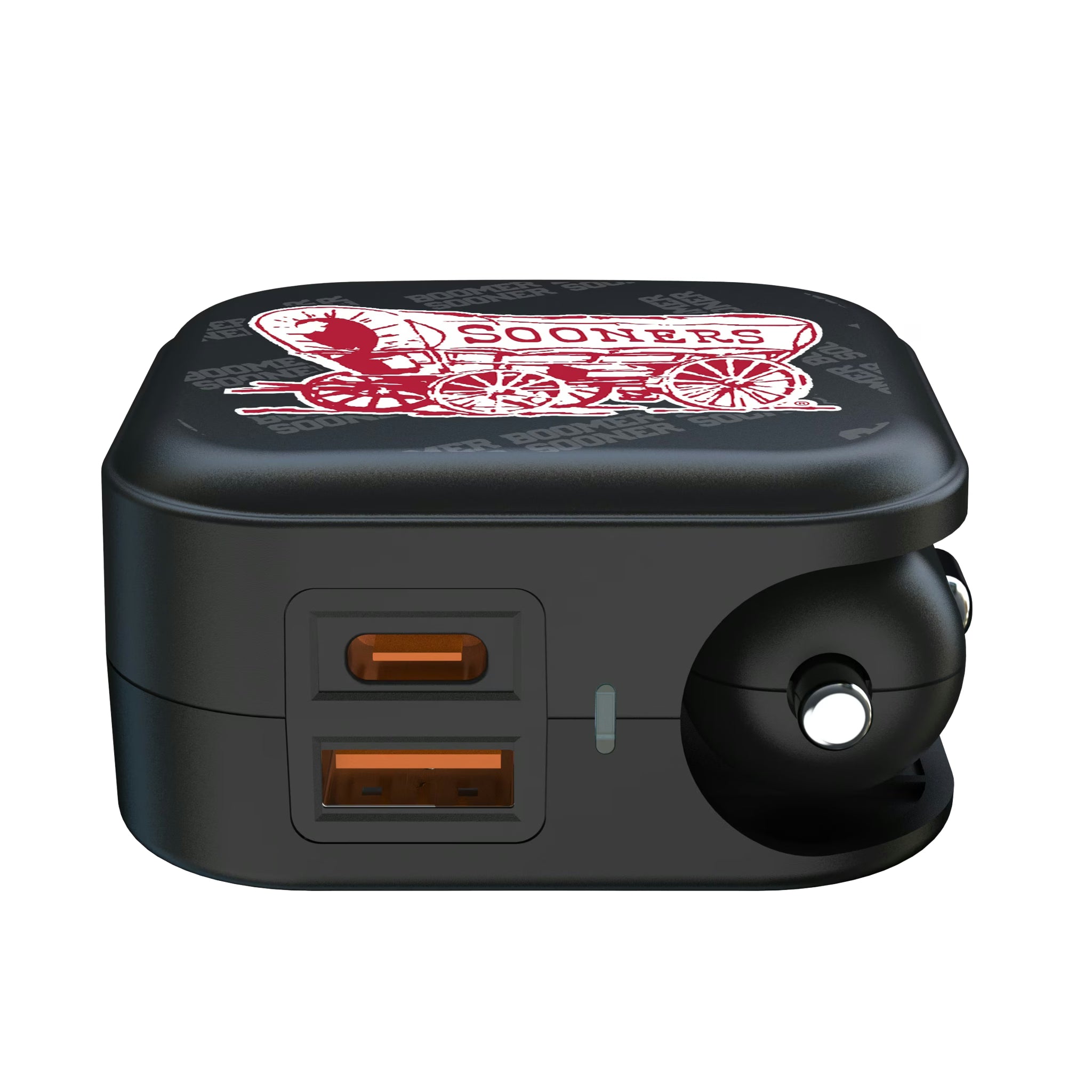 University of Oklahoma Sooners Quadtile 2 in 1 USB A/C Charger
