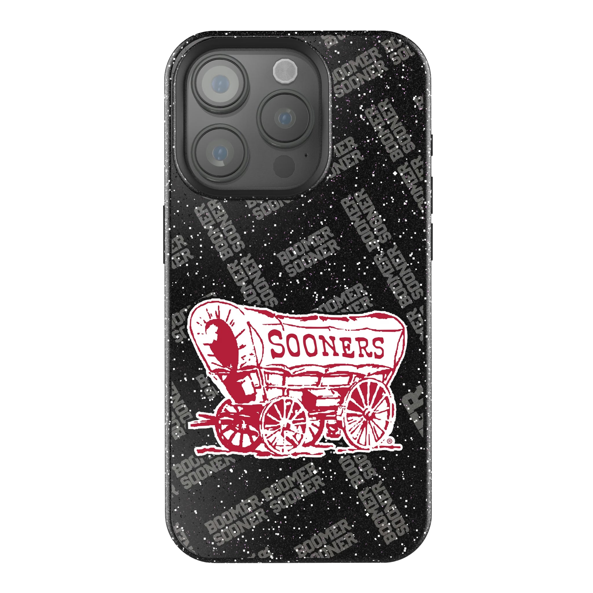 University of Oklahoma Sooners Quadtile iPhone Bling Phone Case for Apple iPhone