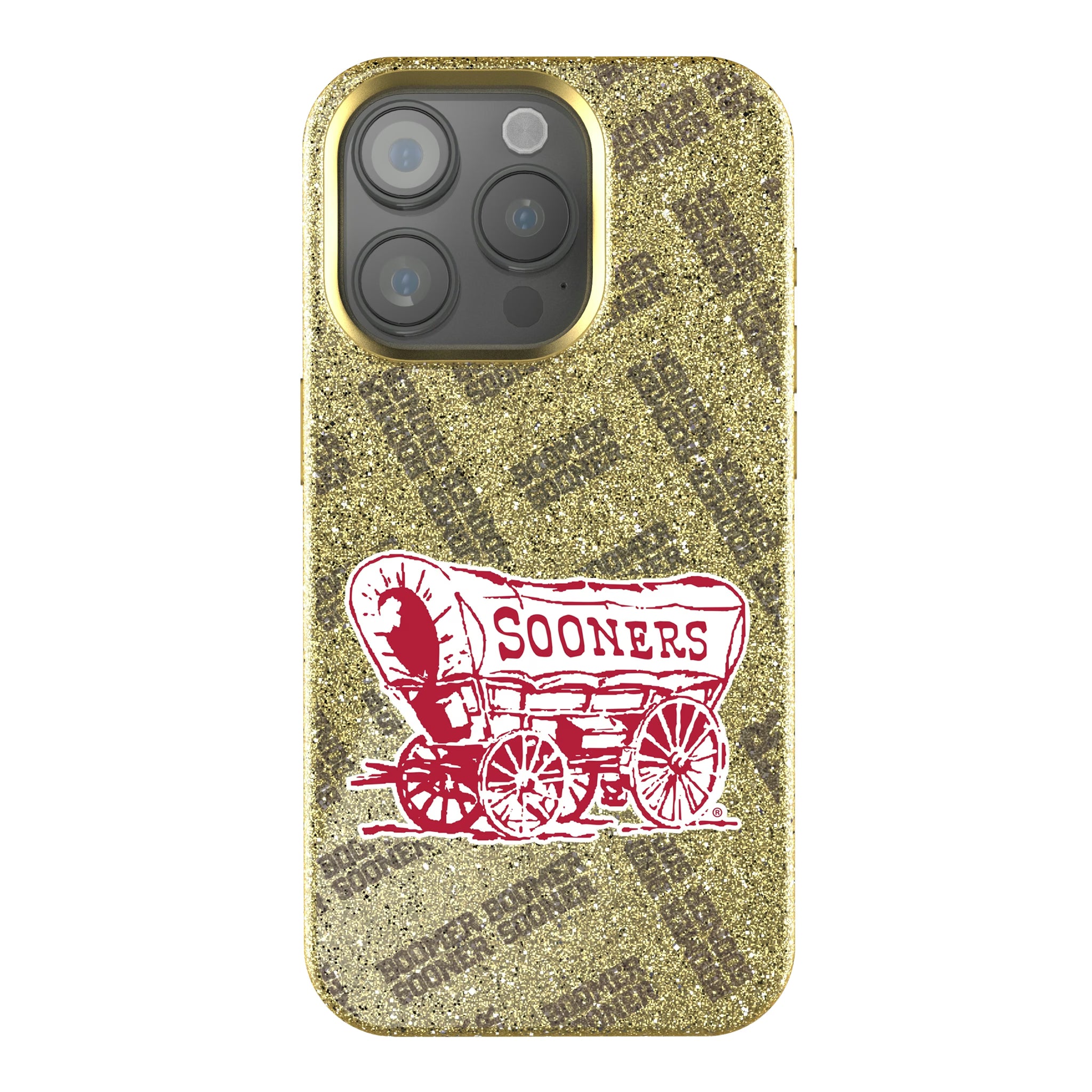 University of Oklahoma Sooners Quadtile iPhone Bling Phone Case for Apple iPhone