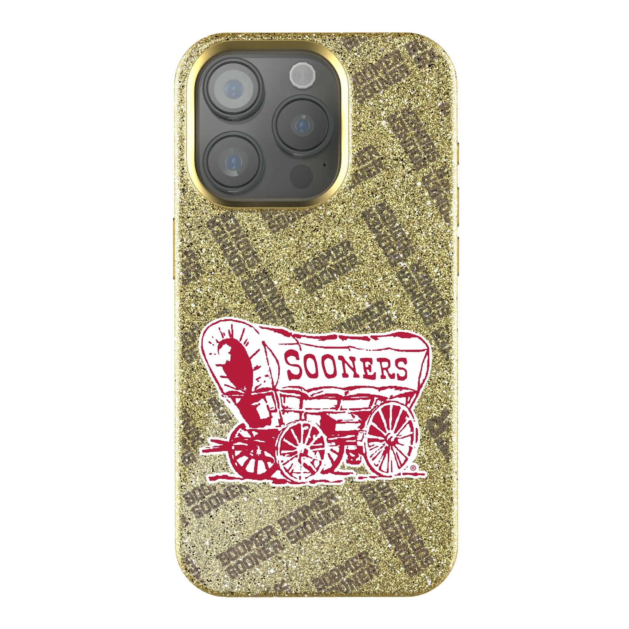 University of Oklahoma Sooners Quadtile iPhone Bling Phone Case for Apple iPhone