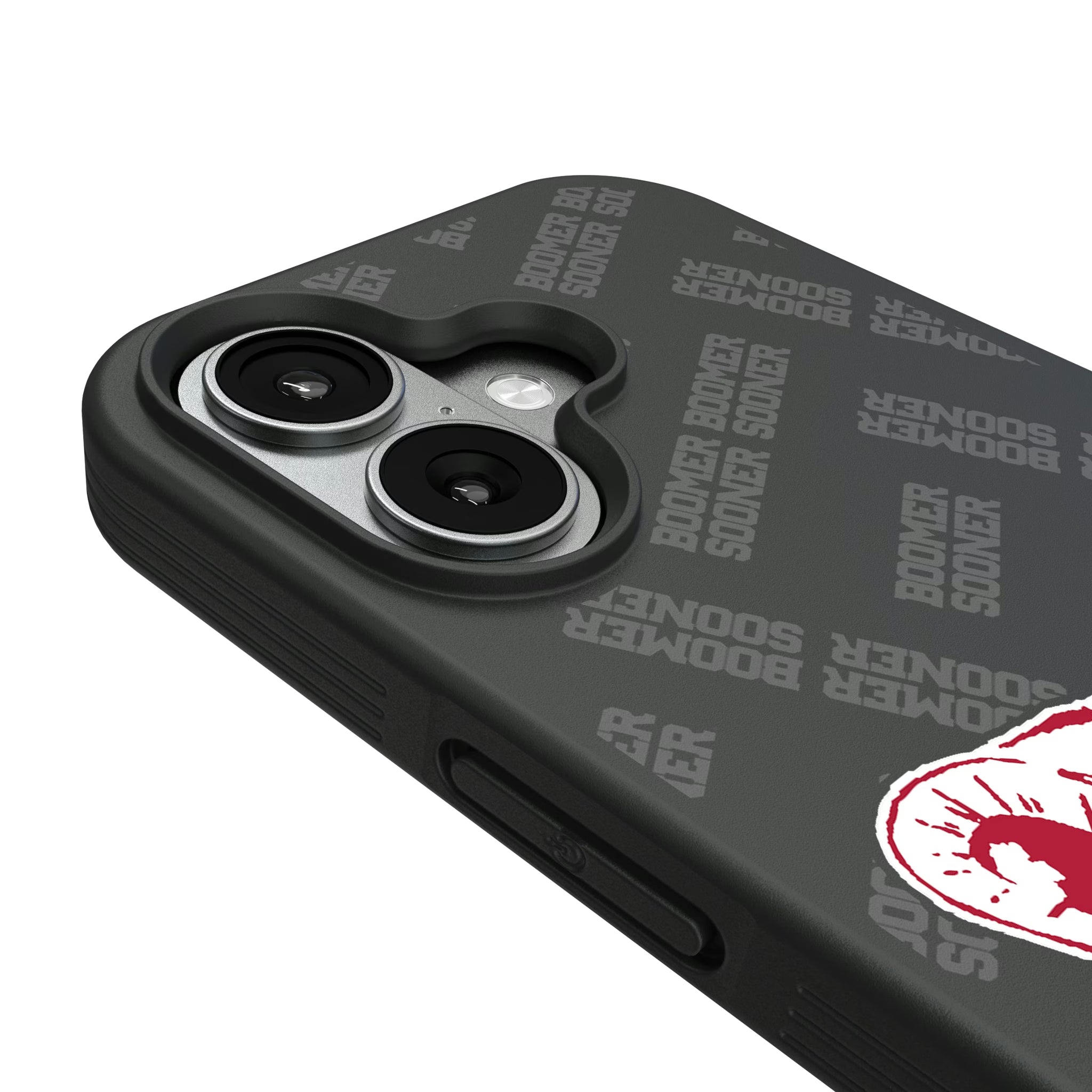 University of Oklahoma Sooners Quadtile iPhone Bump Phone Case for Apple iPhone - Detail#Device_iPhone 17