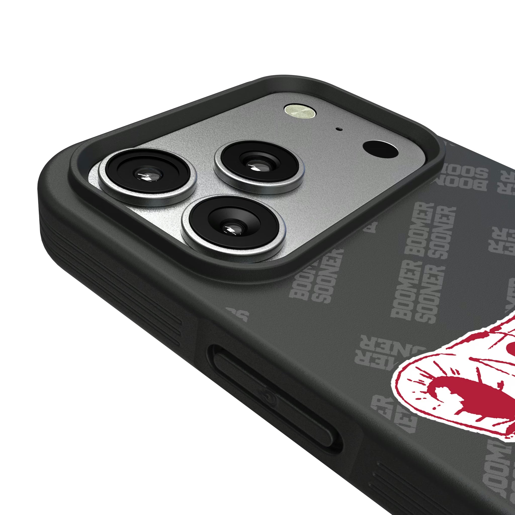 University of Oklahoma Sooners Quadtile iPhone Bump Phone Case for Apple iPhone - Detail#Device_iPhone 17 Pro