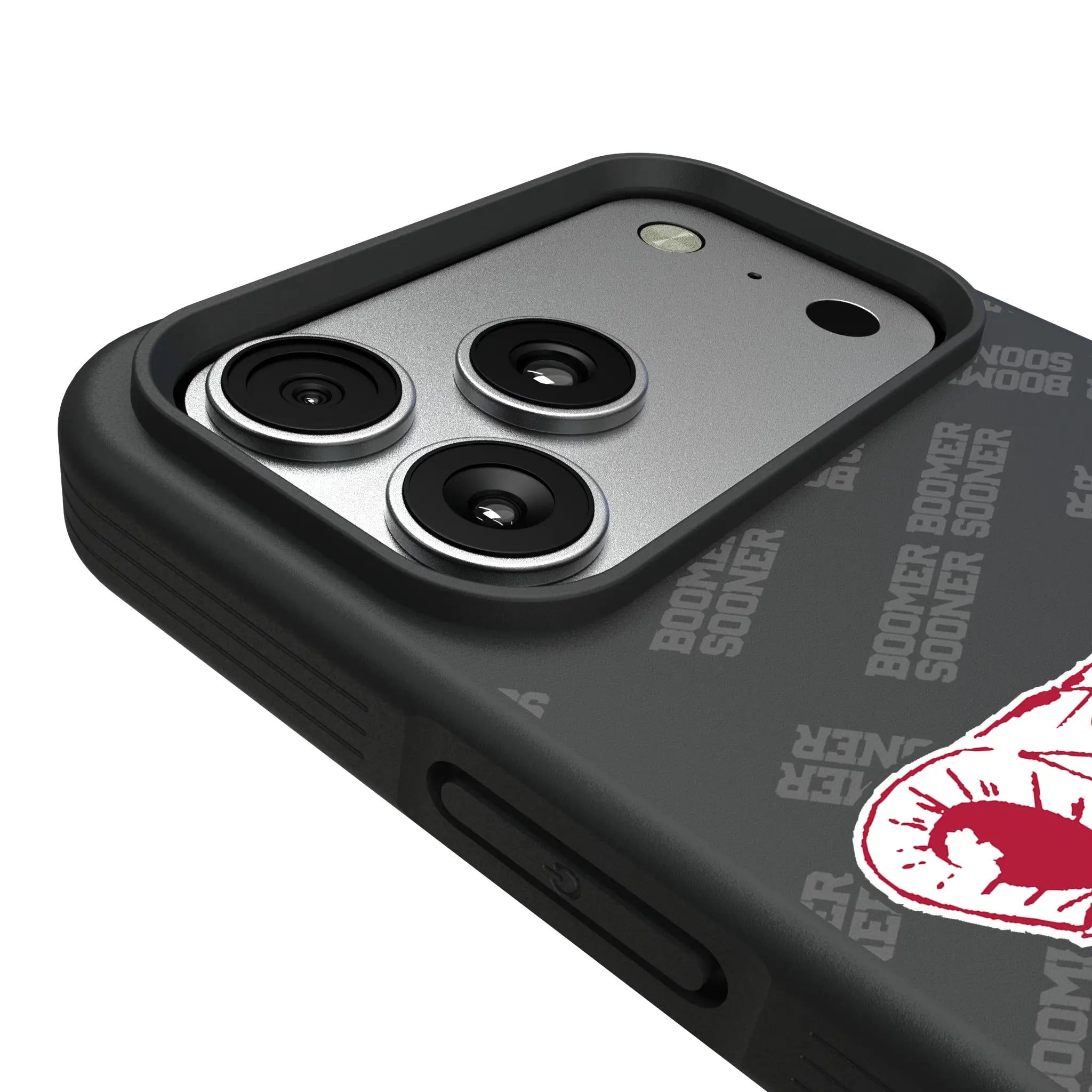 University of Oklahoma Sooners Quadtile iPhone Bump Phone Case for Apple iPhone - Detail#Device_iPhone 17 Pro Max