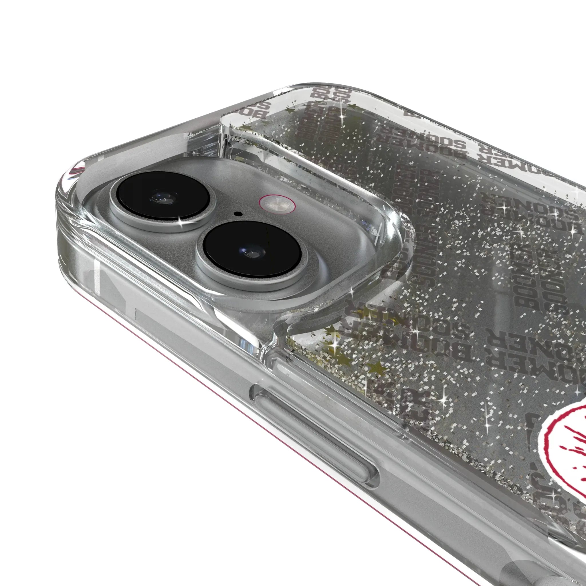 University of Oklahoma Sooners Quadtile iPhone Glitter Phone Case for Apple iPhone - Detail
