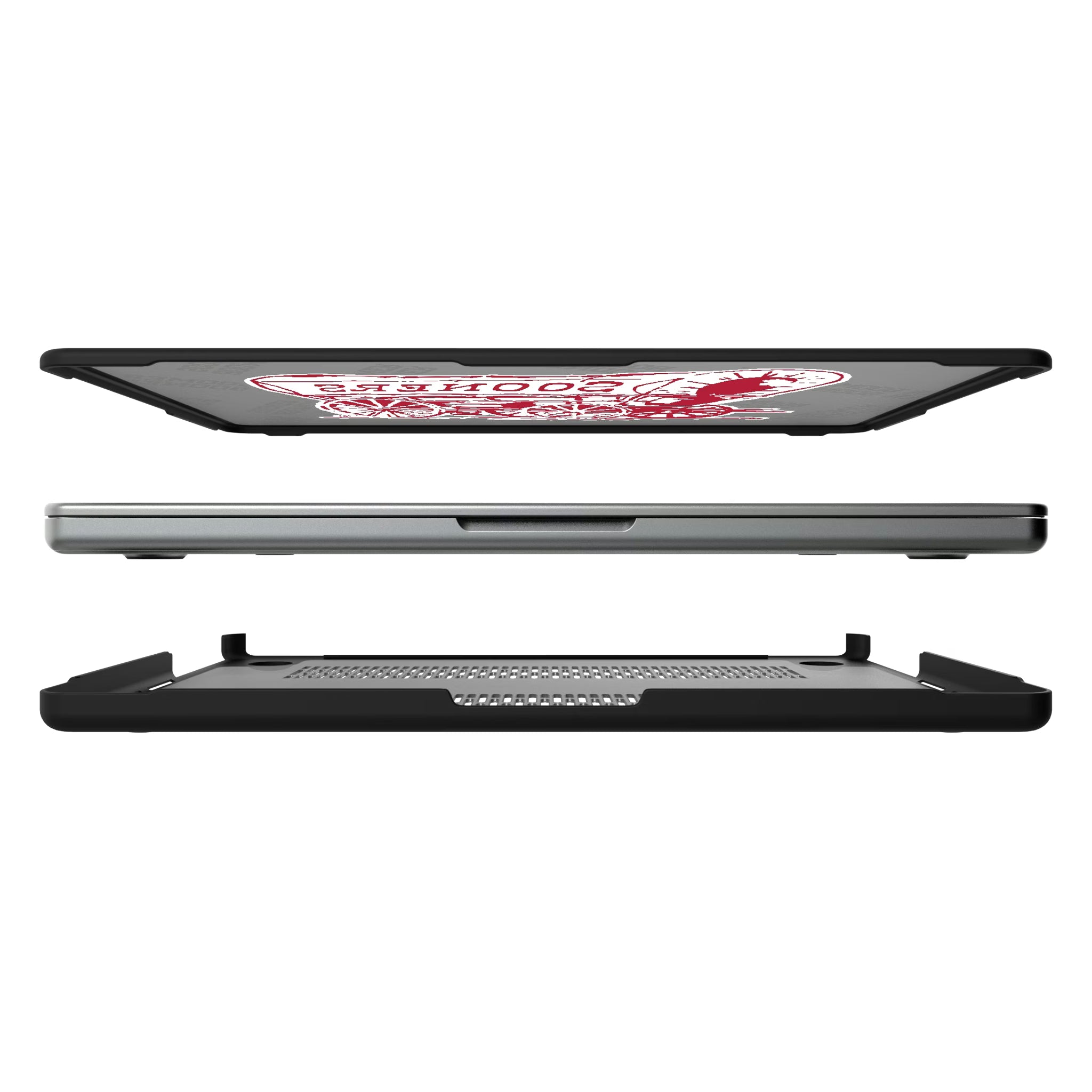 University of Oklahoma Sooners Quadtile MacBook Laptop Case for Apple MacBook#Device_MacBook Pro (14-inch, 2021) / MacBook Pro (14-inch, 2023) / MacBook Pro (14-inch, 2024)