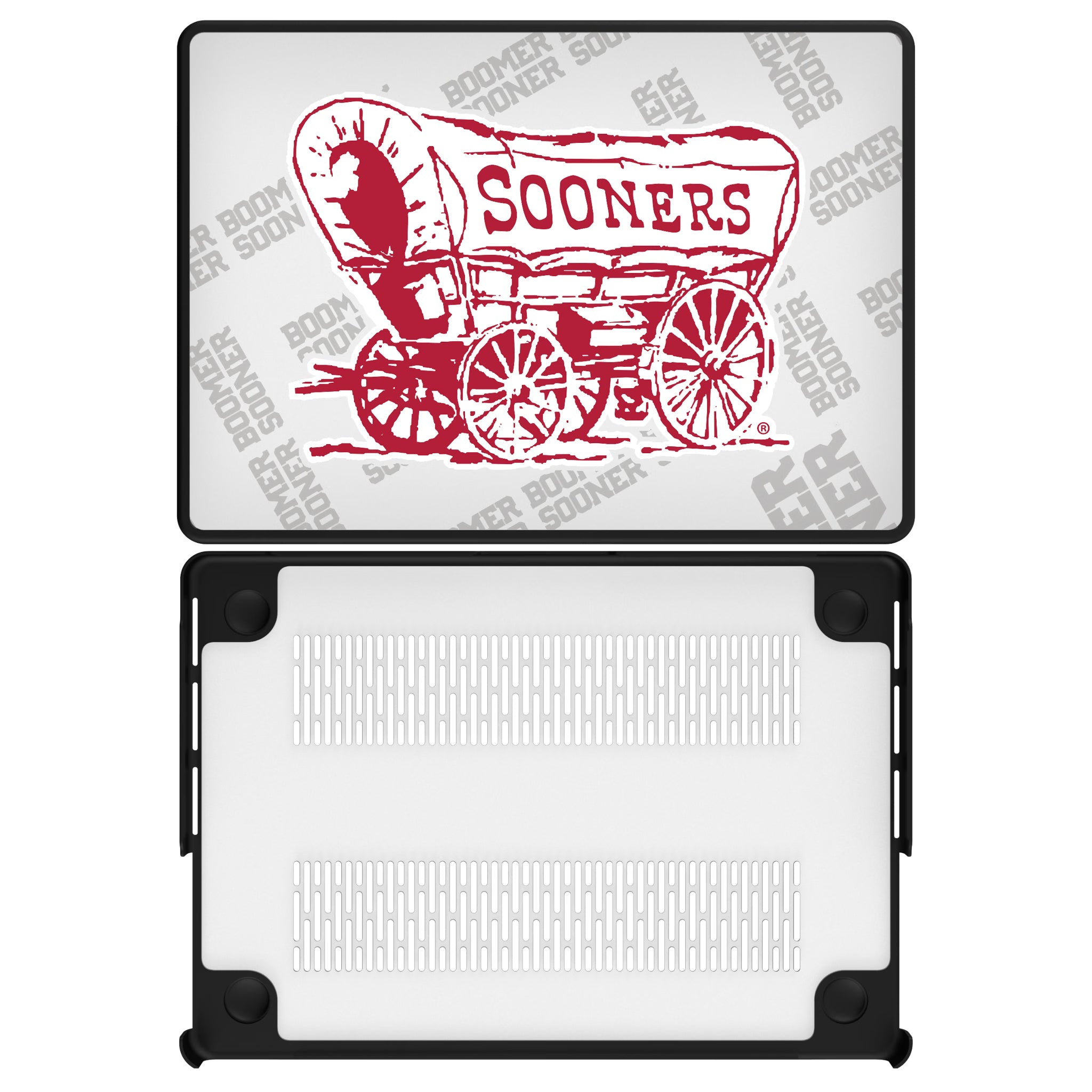 University of Oklahoma Sooners Quadtile MacBook Laptop Case for Apple MacBook#Device_MacBook Pro (14-inch, 2021) / MacBook Pro (14-inch, 2023) / MacBook Pro (14-inch, 2024)