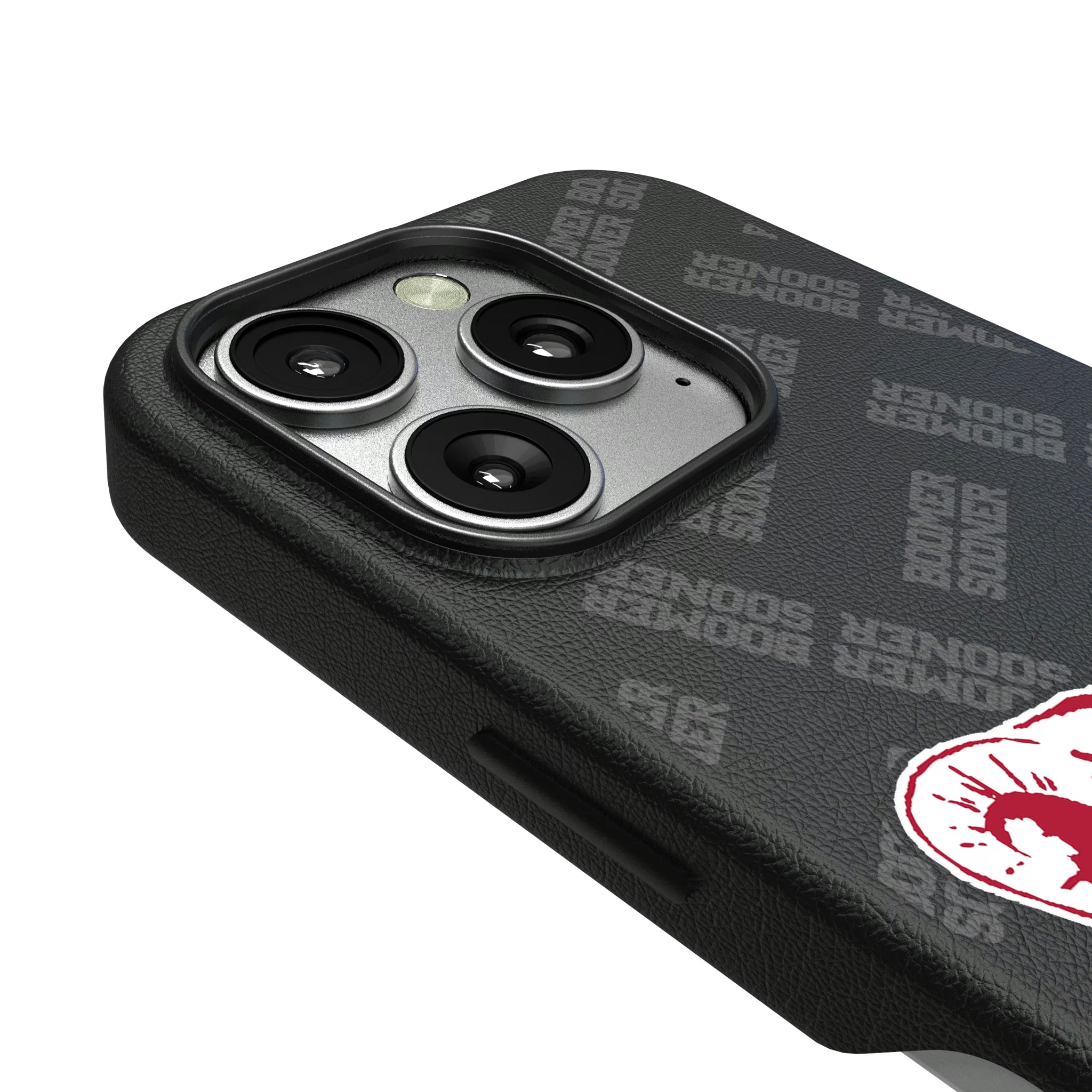 University of Oklahoma Sooners Quadtile iPhone MagSafe Compatible Phone Case for Apple iPhone - Detail
