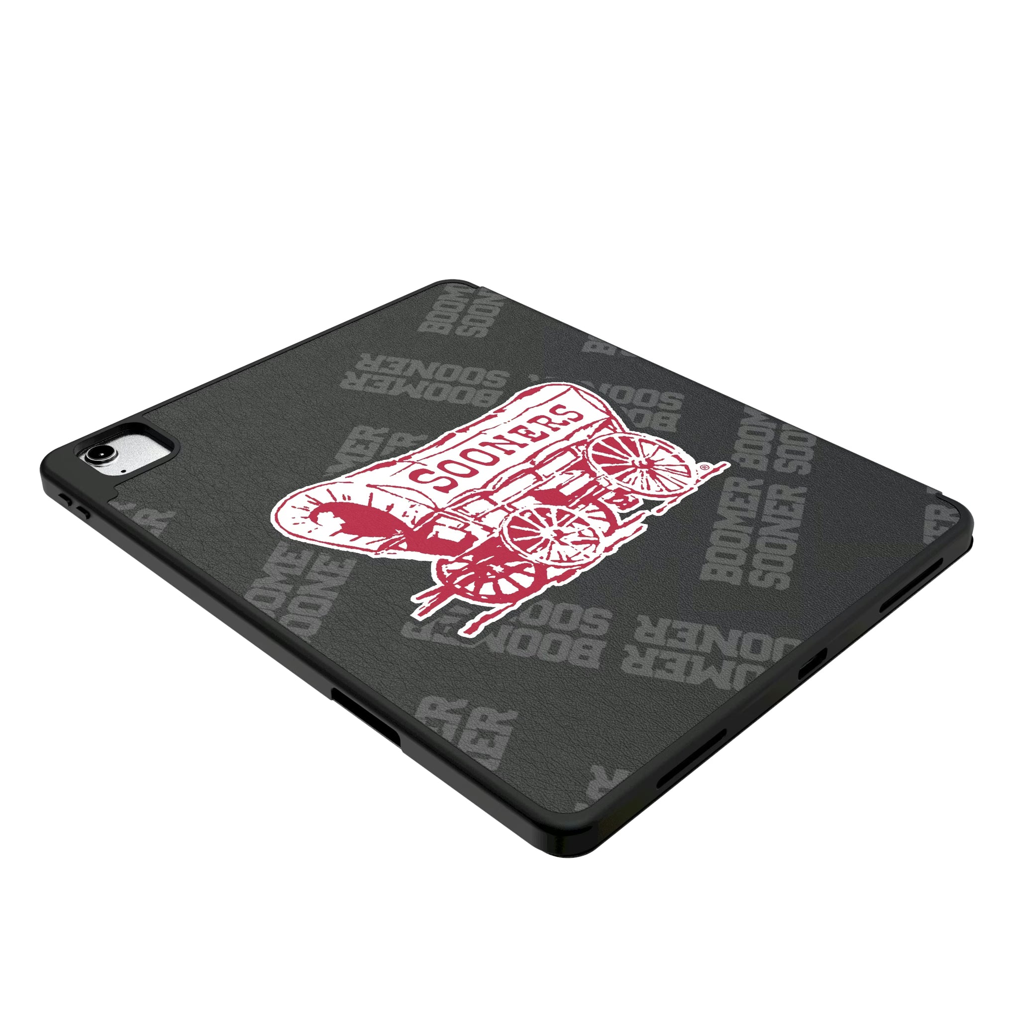 University of Oklahoma Sooners Quadtile iPad Tablet Case for Apple iPad - Isometric View