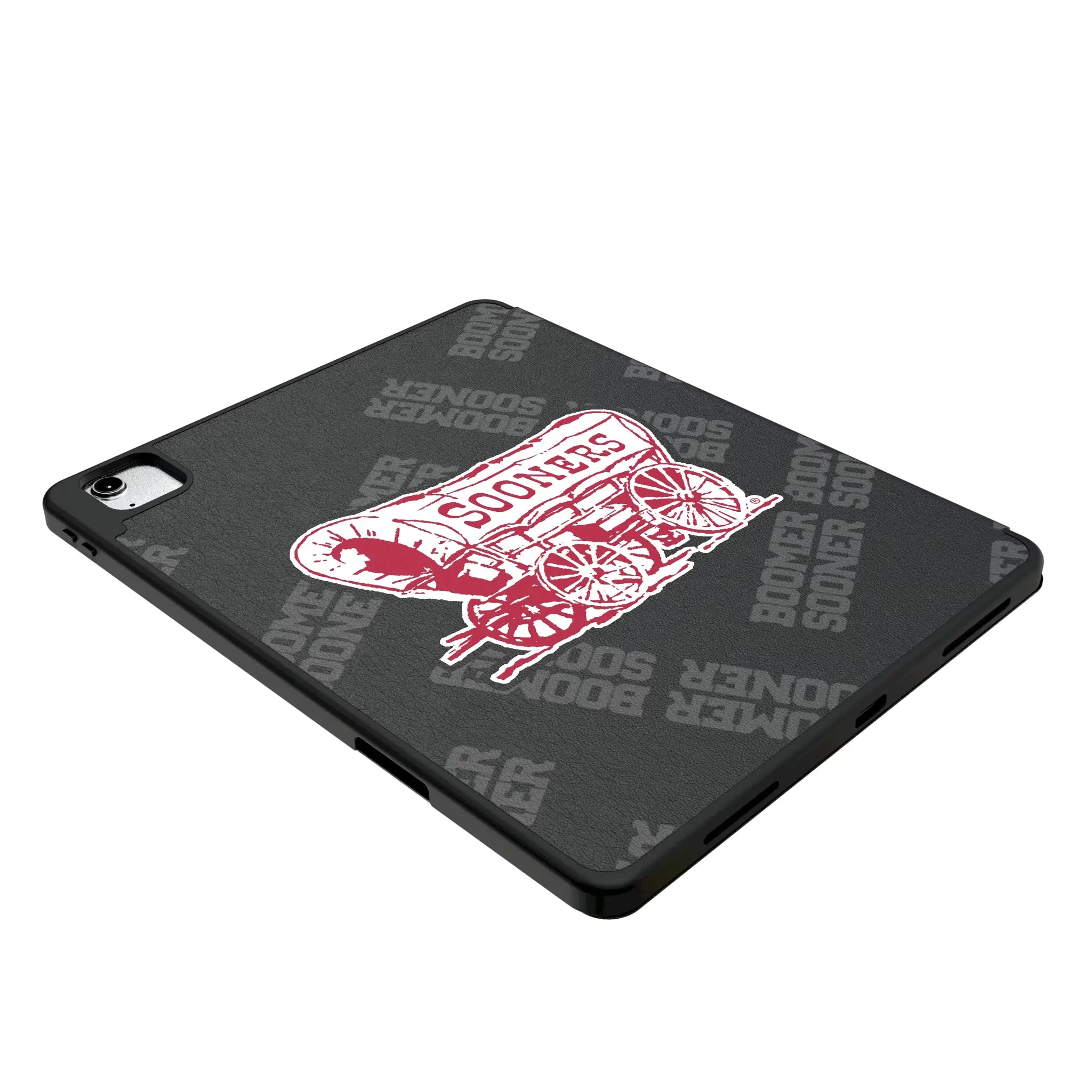 University of Oklahoma Sooners Quadtile iPad Tablet Case for Apple iPad - Isometric View