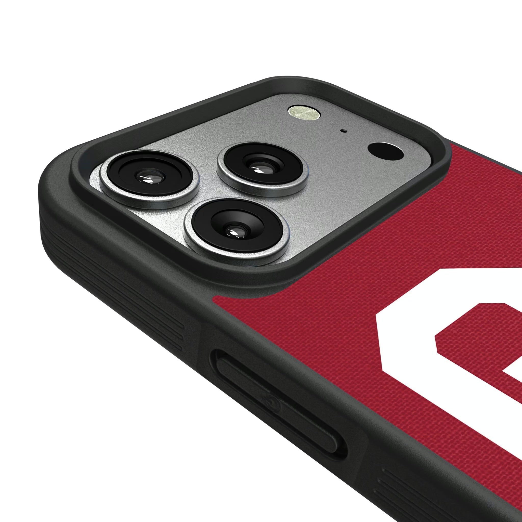 University of Oklahoma Sooners Solid iPhone Bump Phone Case for Apple iPhone - Detail#Device_iPhone 17 Pro