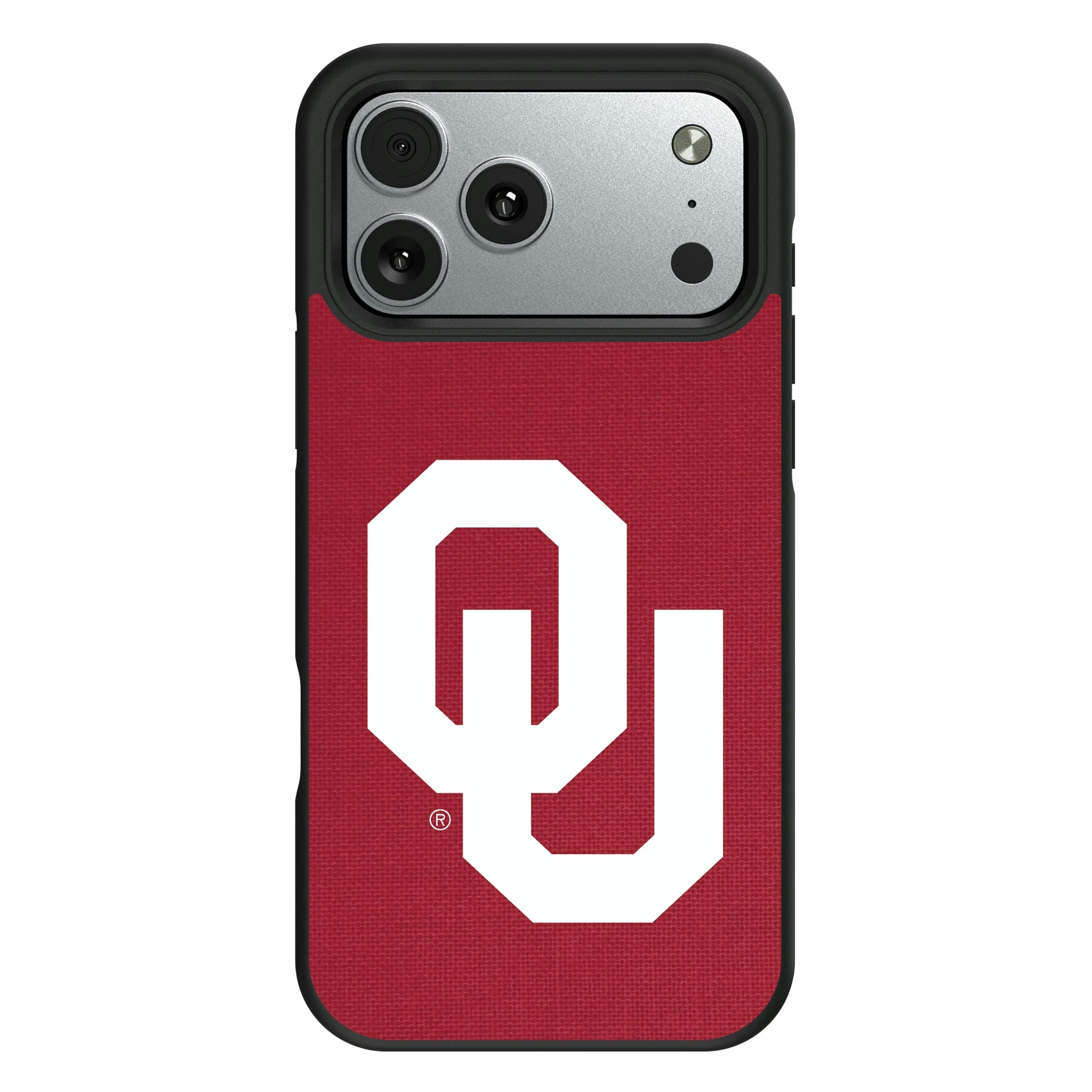 University of Oklahoma Sooners Solid iPhone Bump Phone Case for Apple iPhone#Device_iPhone 17 Pro Max
