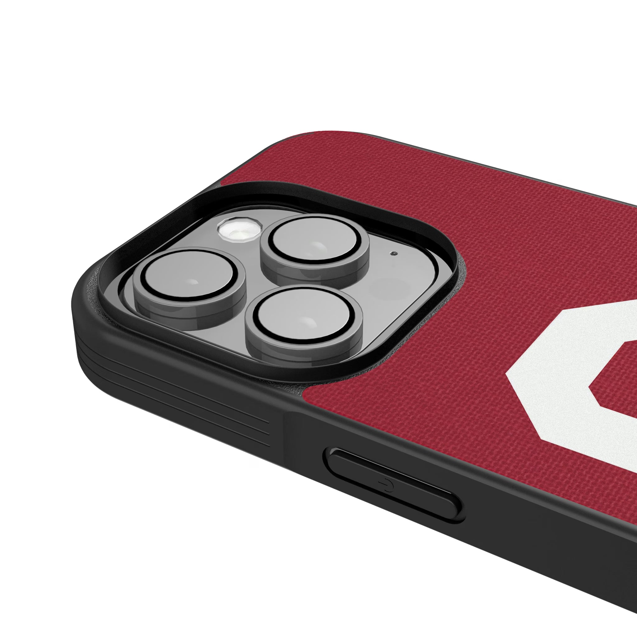 University of Oklahoma Sooners Solid iPhone Bump Phone Case for Apple iPhone - Detail