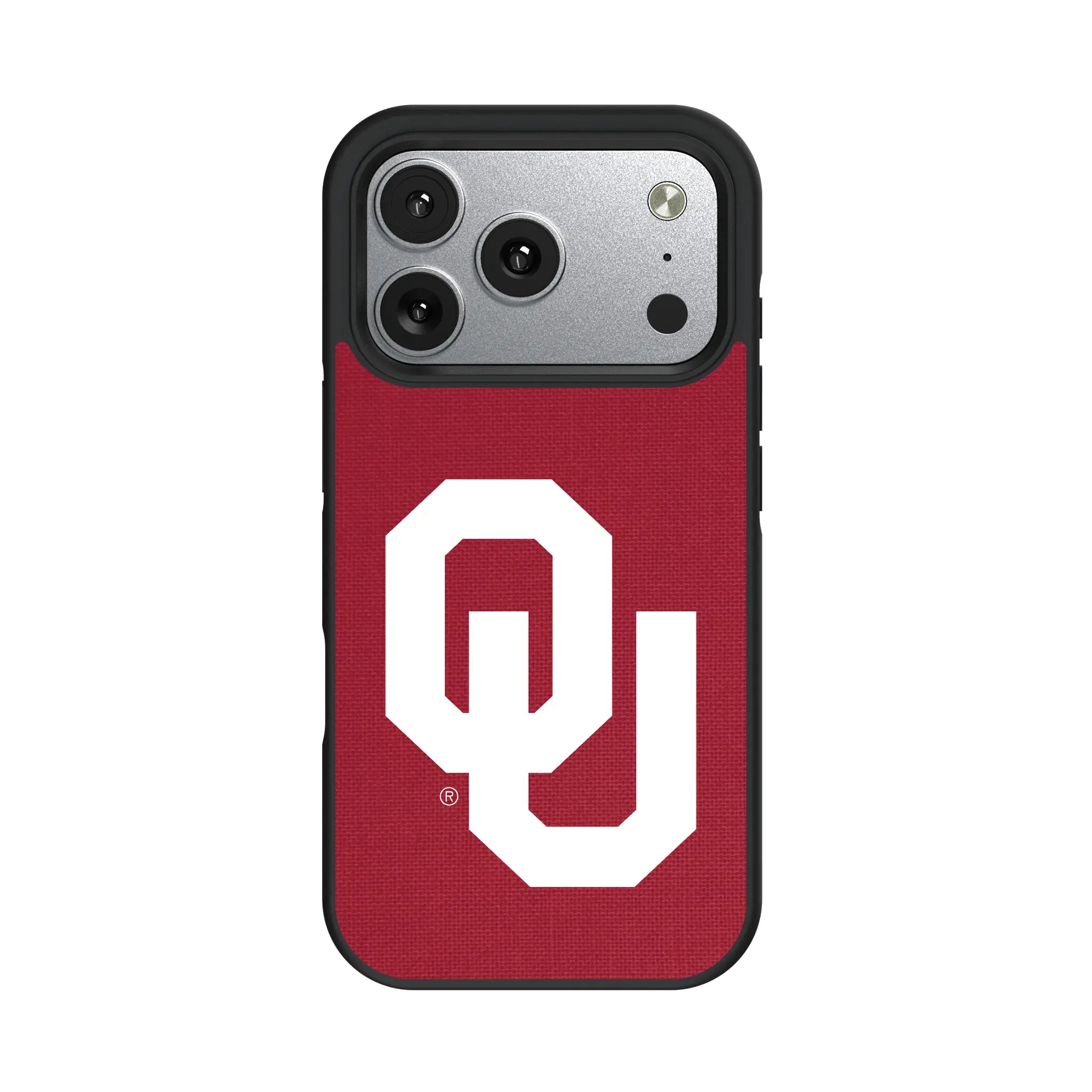 University of Oklahoma Sooners Solid iPhone Bump Phone Case for Apple iPhone#Device_iPhone 17 Pro