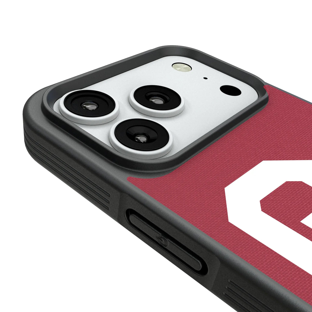 University of Oklahoma Sooners Solid iPhone Bump Phone Case for Apple iPhone - Detail#Device_iPhone 18 Pro