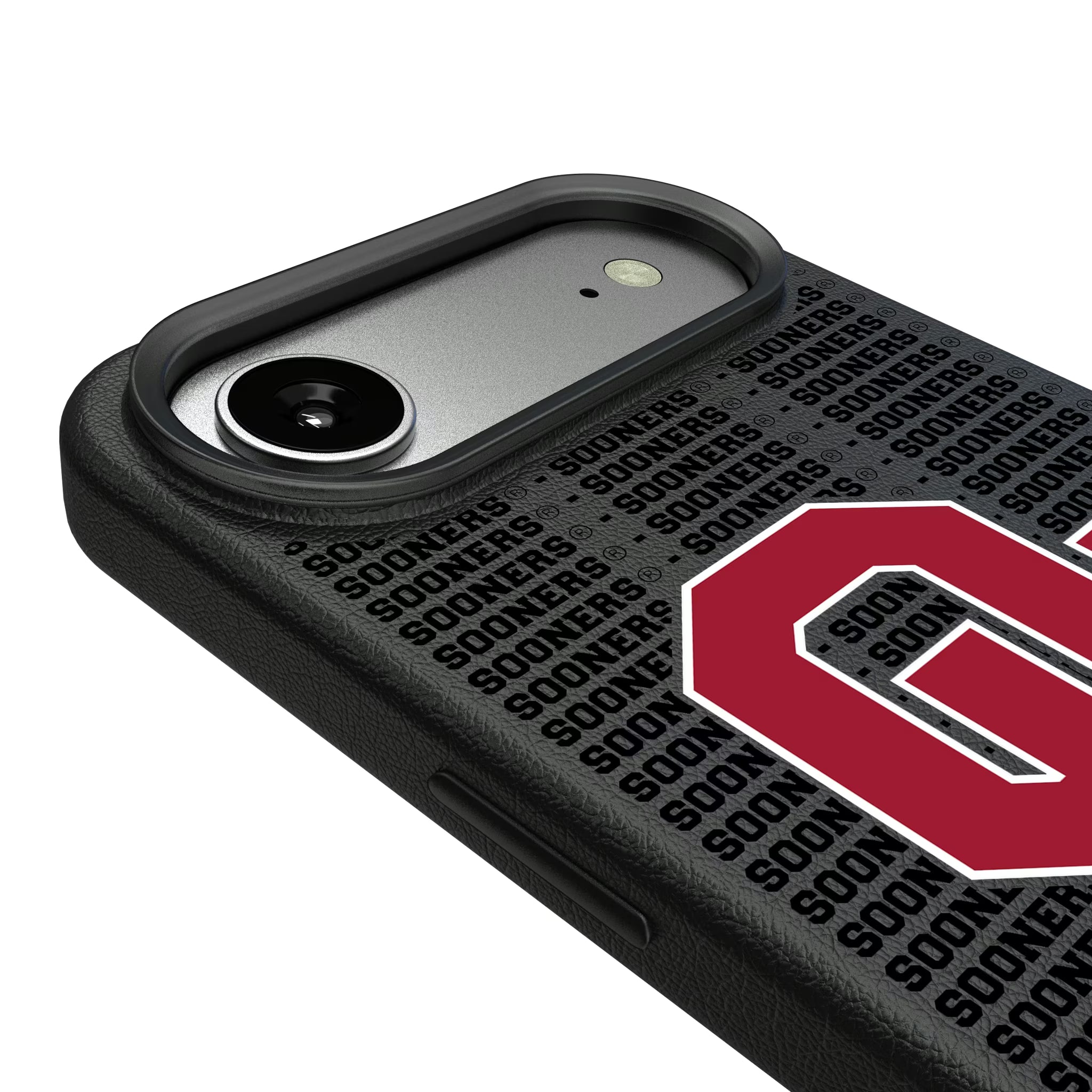 University of Oklahoma Sooners Text Backdrop iPhone MagSafe Compatible Phone Case for Apple iPhone - Detail#Device_iPhone Air