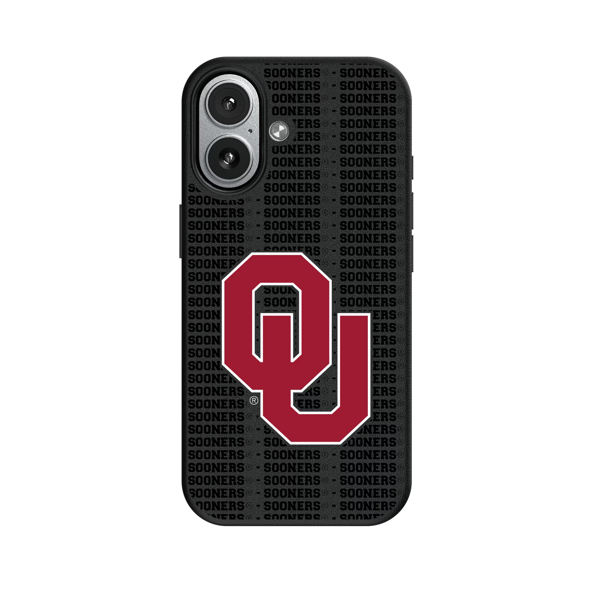 University of Oklahoma Sooners Text Backdrop iPhone MagSafe Compatible Phone Case for Apple iPhone#Device_iPhone 17