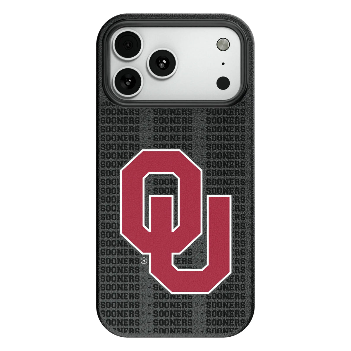 University of Oklahoma Sooners Text Backdrop MagSafe Compatible Phone Case for Apple iPhone