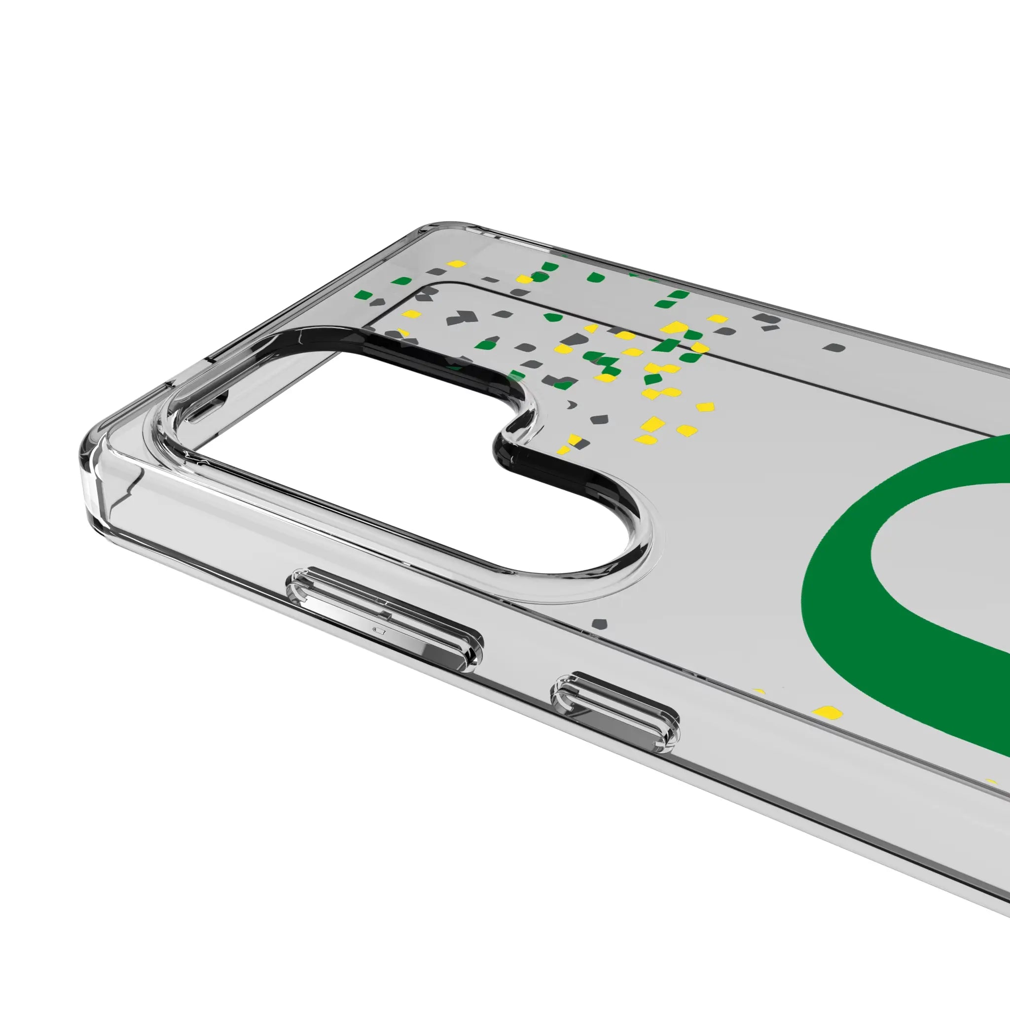 University of Oregon Ducks Confetti Galaxy Clear Phone Case for Samsung Galaxy - Detail#Device_Galaxy S25 Ultra