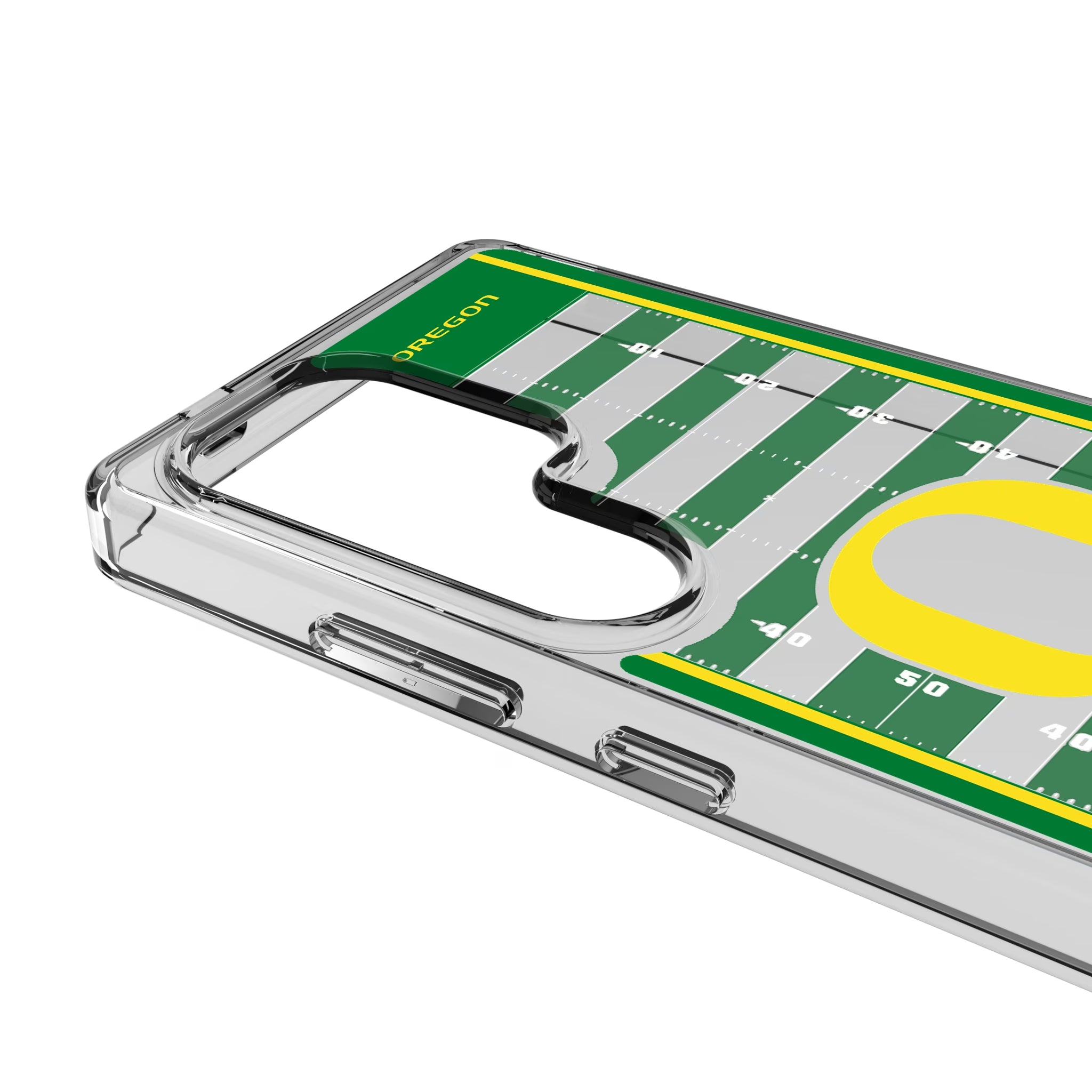 University of Oregon Ducks Field Galaxy Clear Phone Case for Samsung Galaxy - Detail