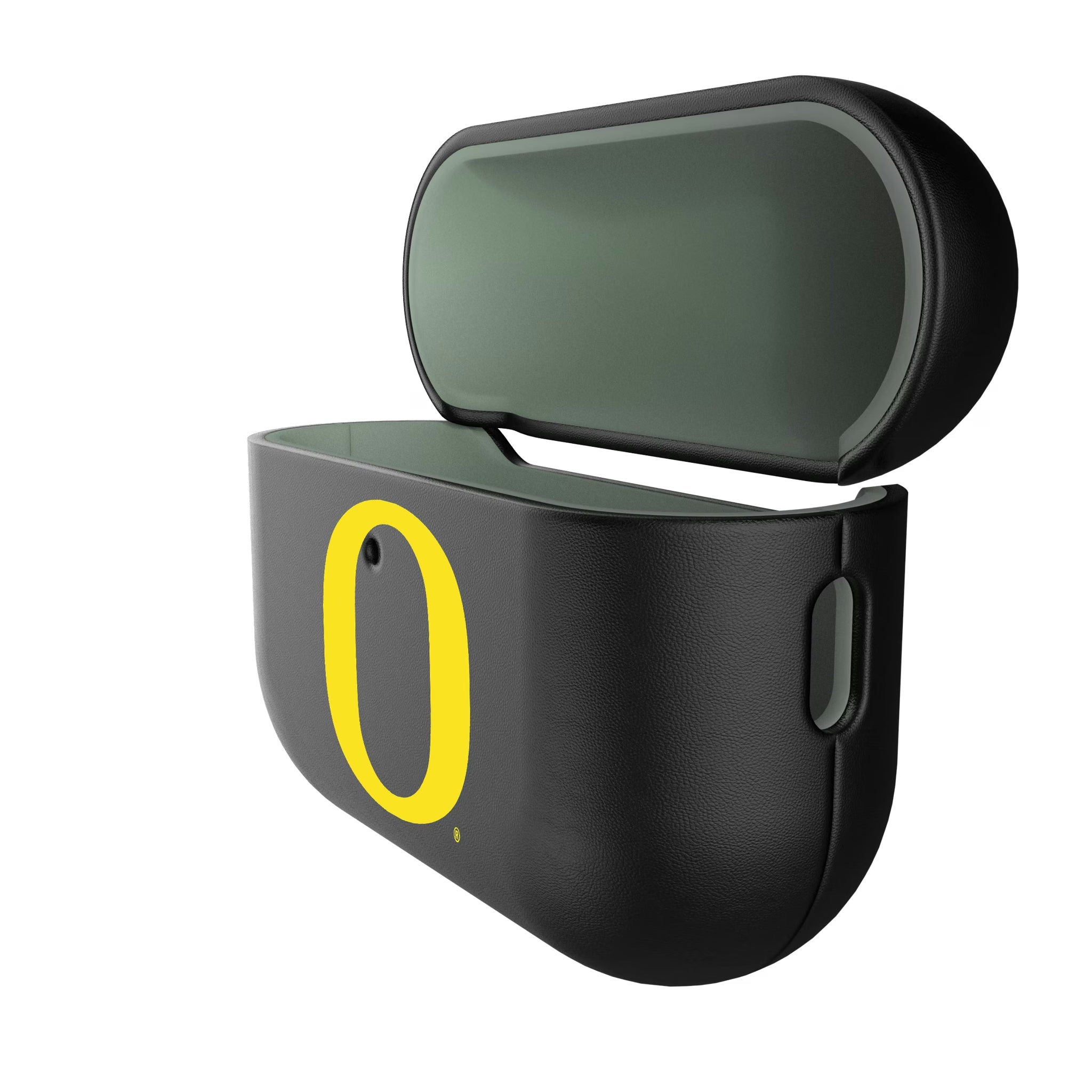 University of Oregon Ducks Insignia AirPods AirPod Case Cover - Isometric View#Device_AirPods Pro 3