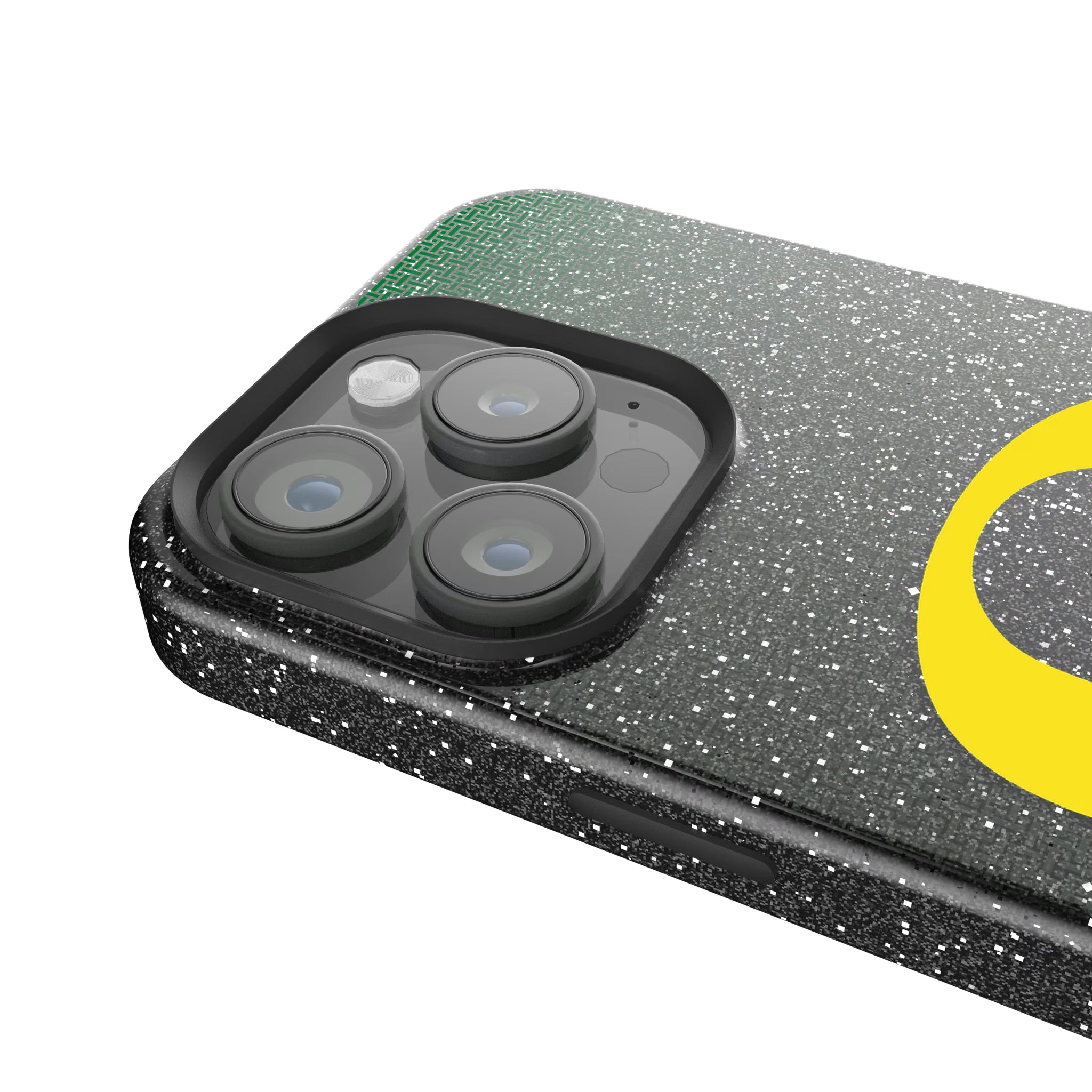 University of Oregon Ducks Linen iPhone Bling Phone Case for Apple iPhone - Detail