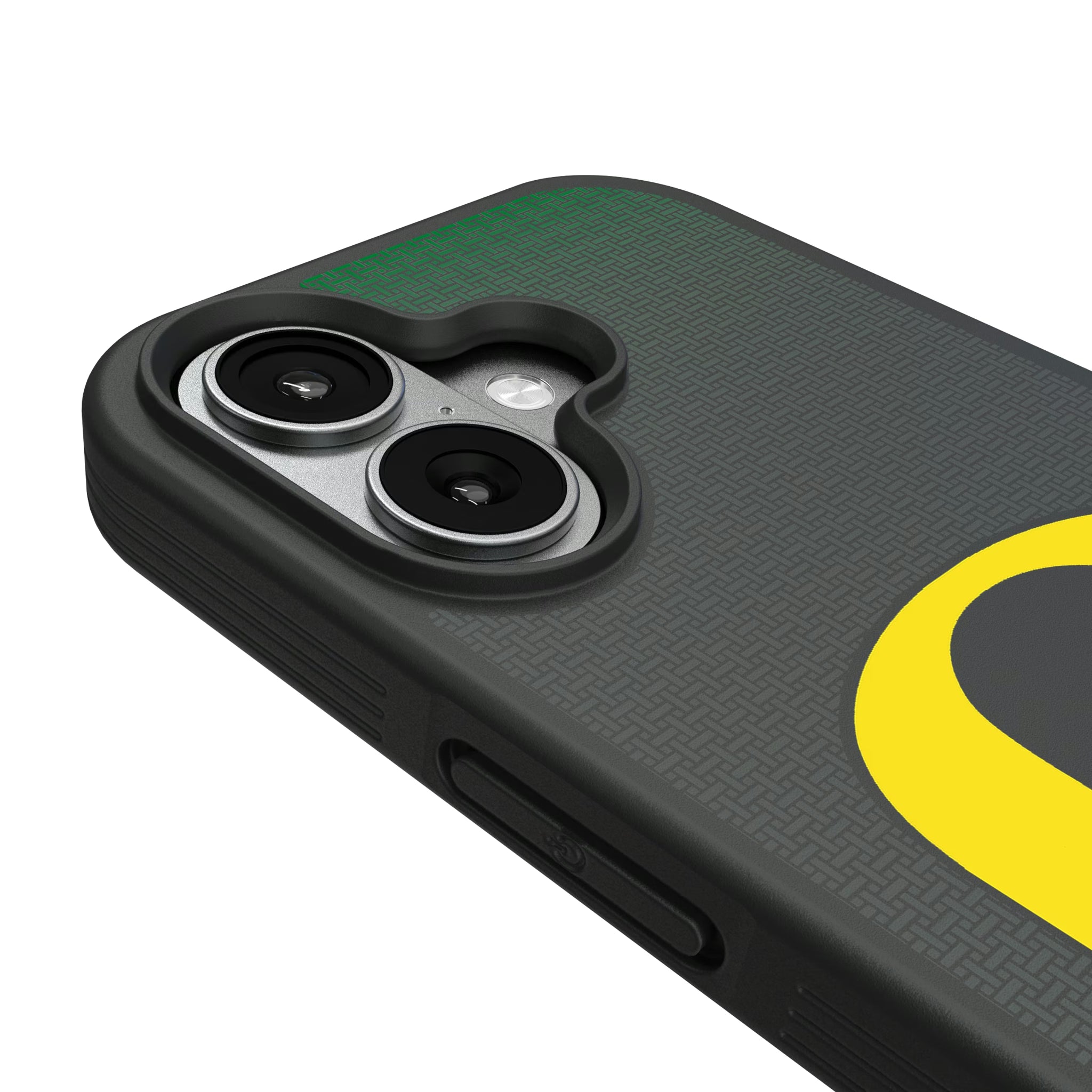 University of Oregon Ducks Linen iPhone Bump Phone Case for Apple iPhone - Detail#Device_iPhone 17