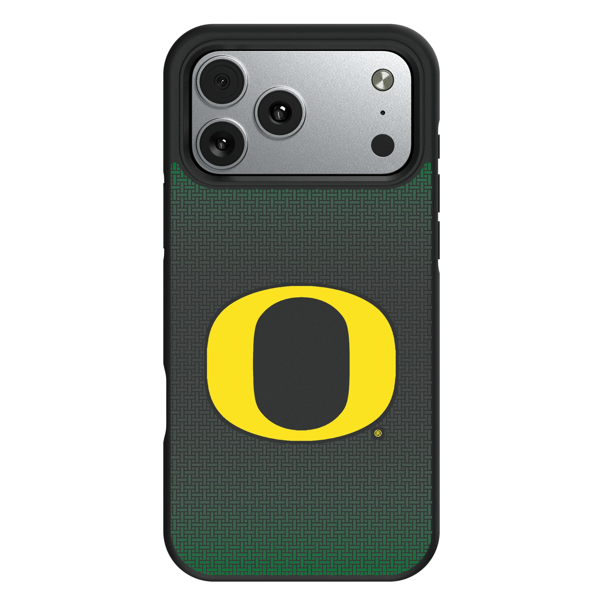 University of Oregon Ducks Linen iPhone Bump Phone Case for Apple iPhone#Device_iPhone 17 Pro Max