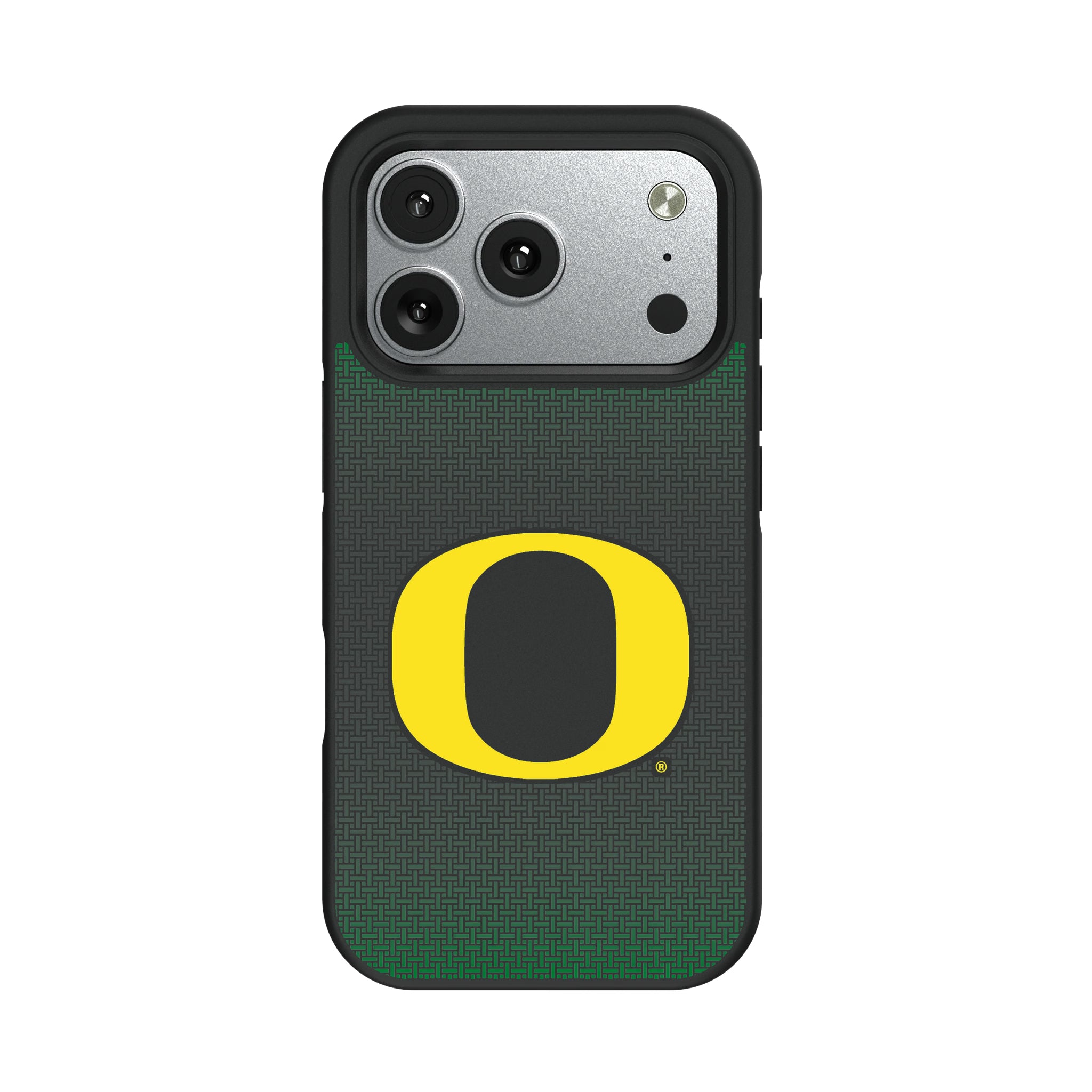 University of Oregon Ducks Linen iPhone Bump Phone Case for Apple iPhone#Device_iPhone 17 Pro