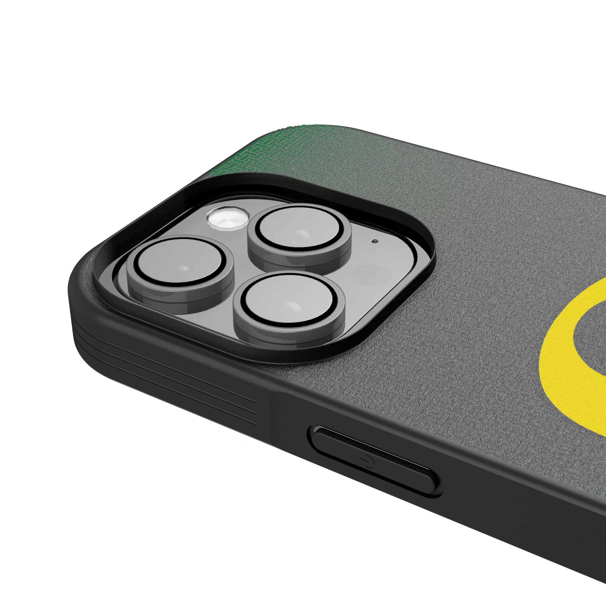 University of Oregon Ducks Linen iPhone Bump Phone Case for Apple iPhone - Detail