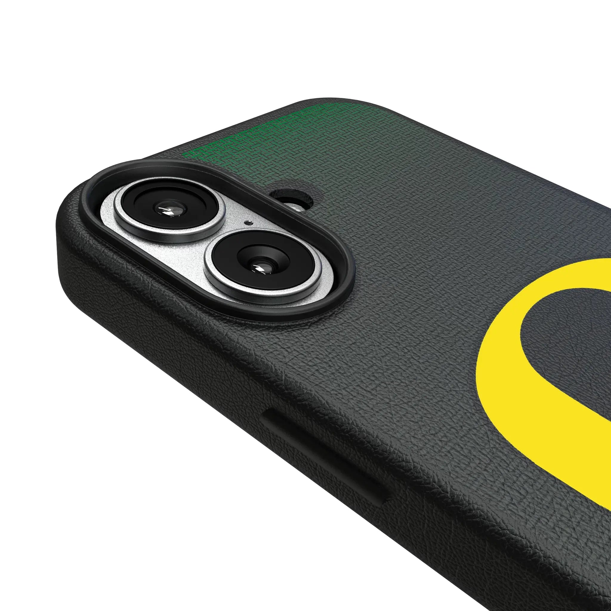 University of Oregon Ducks Linen iPhone MagSafe Compatible Phone Case for Apple iPhone - Detail#Device_iPhone 17