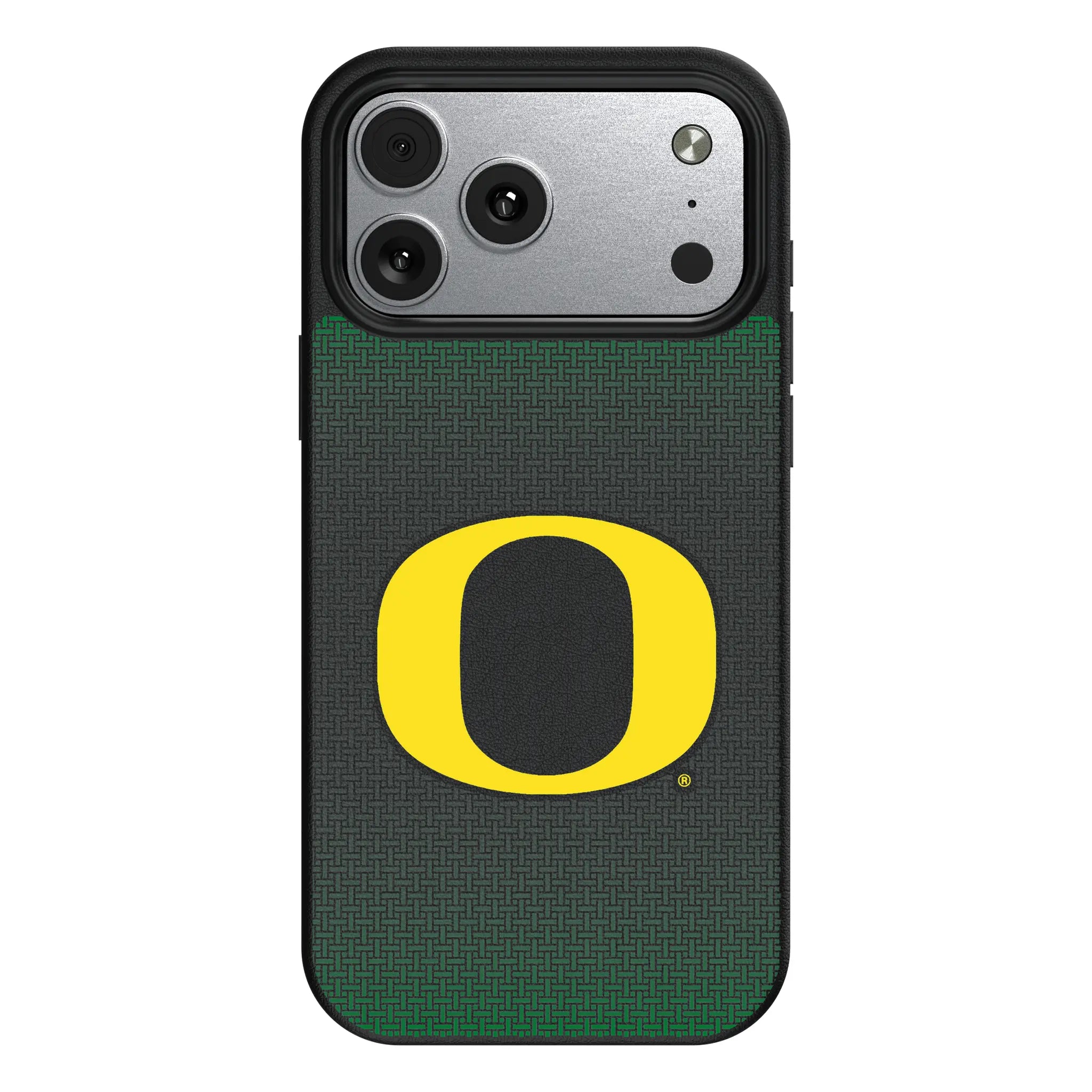 University of Oregon Ducks Linen iPhone MagSafe Compatible Phone Case for Apple iPhone#Device_iPhone 17 Pro Max