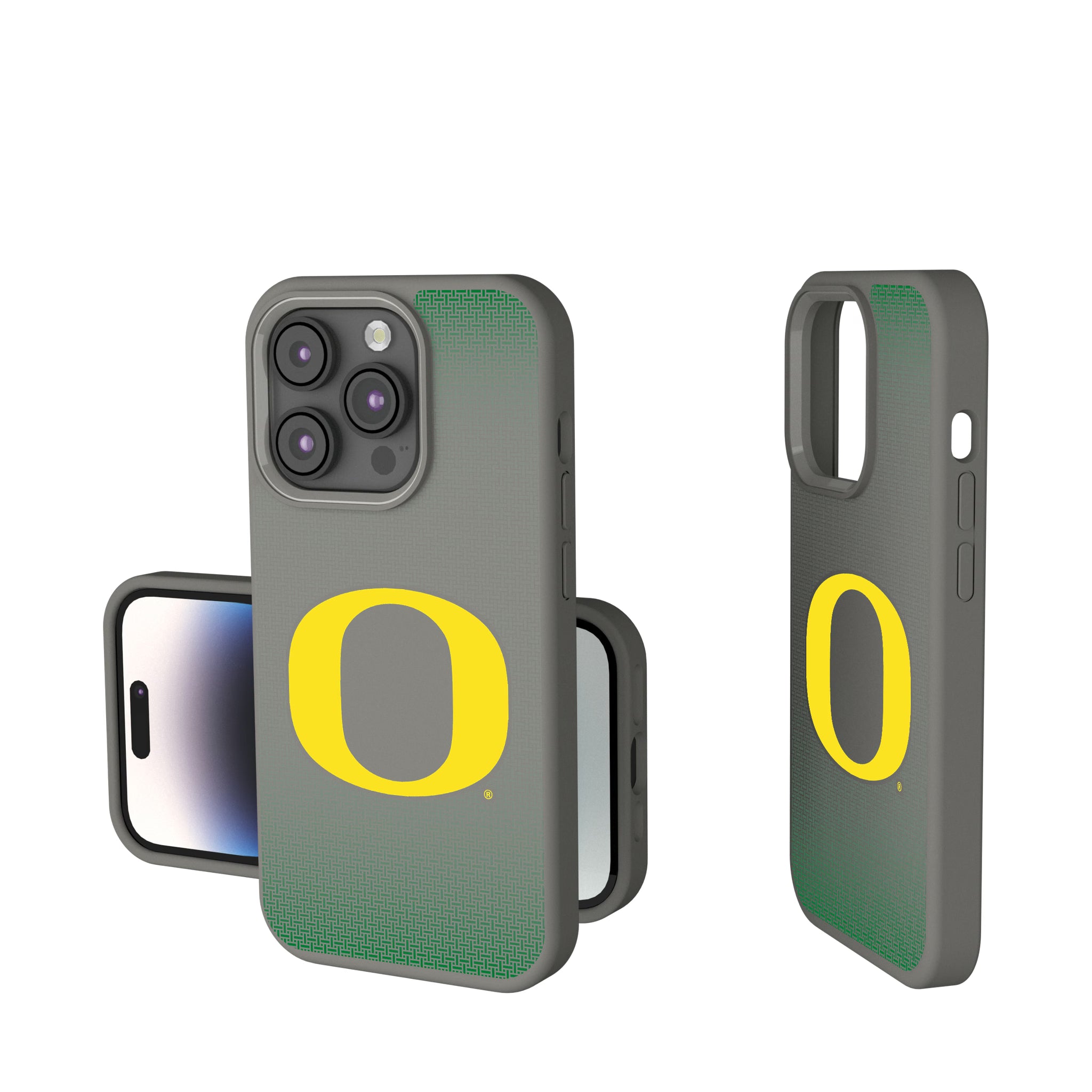 University of Oregon Ducks Linen iPhone Soft Touch Phone Case for Apple iPhone